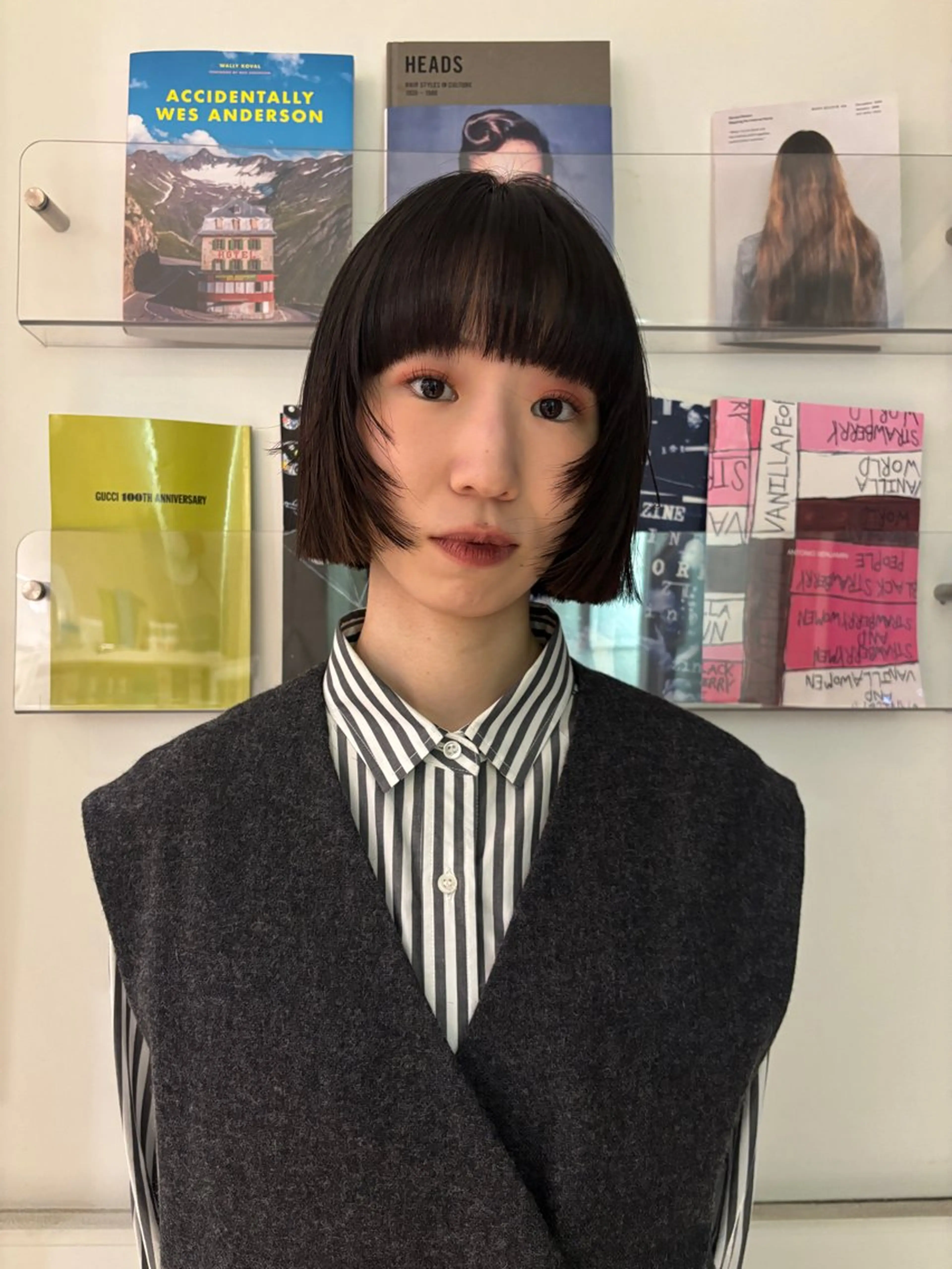 ショート ボブ レイヤーカット カット トリートメント saya/似合わせ /透明感カラーのヘアスタイル