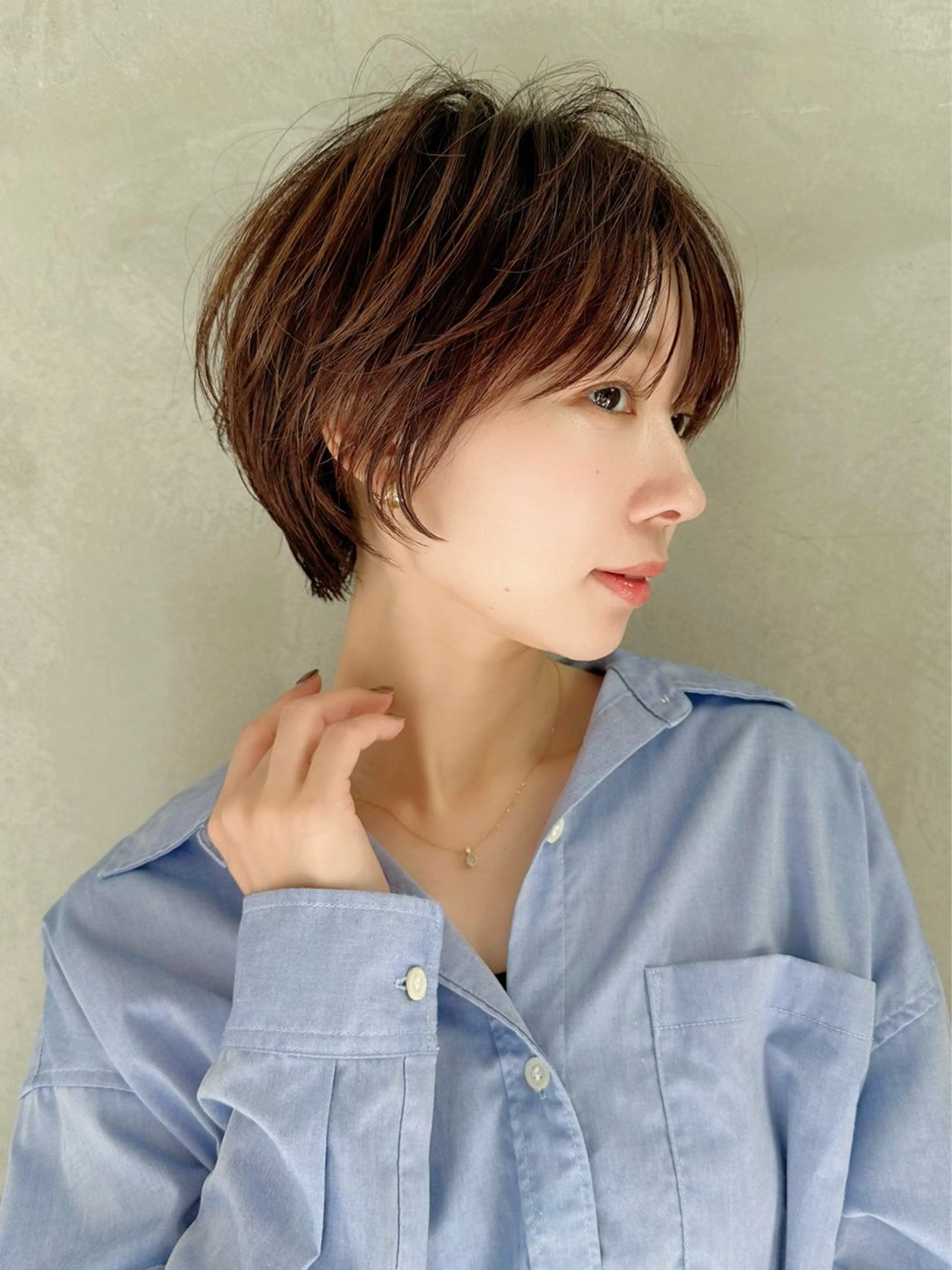 ショート カット ヘアカラー トリートメント ヘッドスパ taiga レイヤー /髪質改善/矯正🌈のヘアスタイル