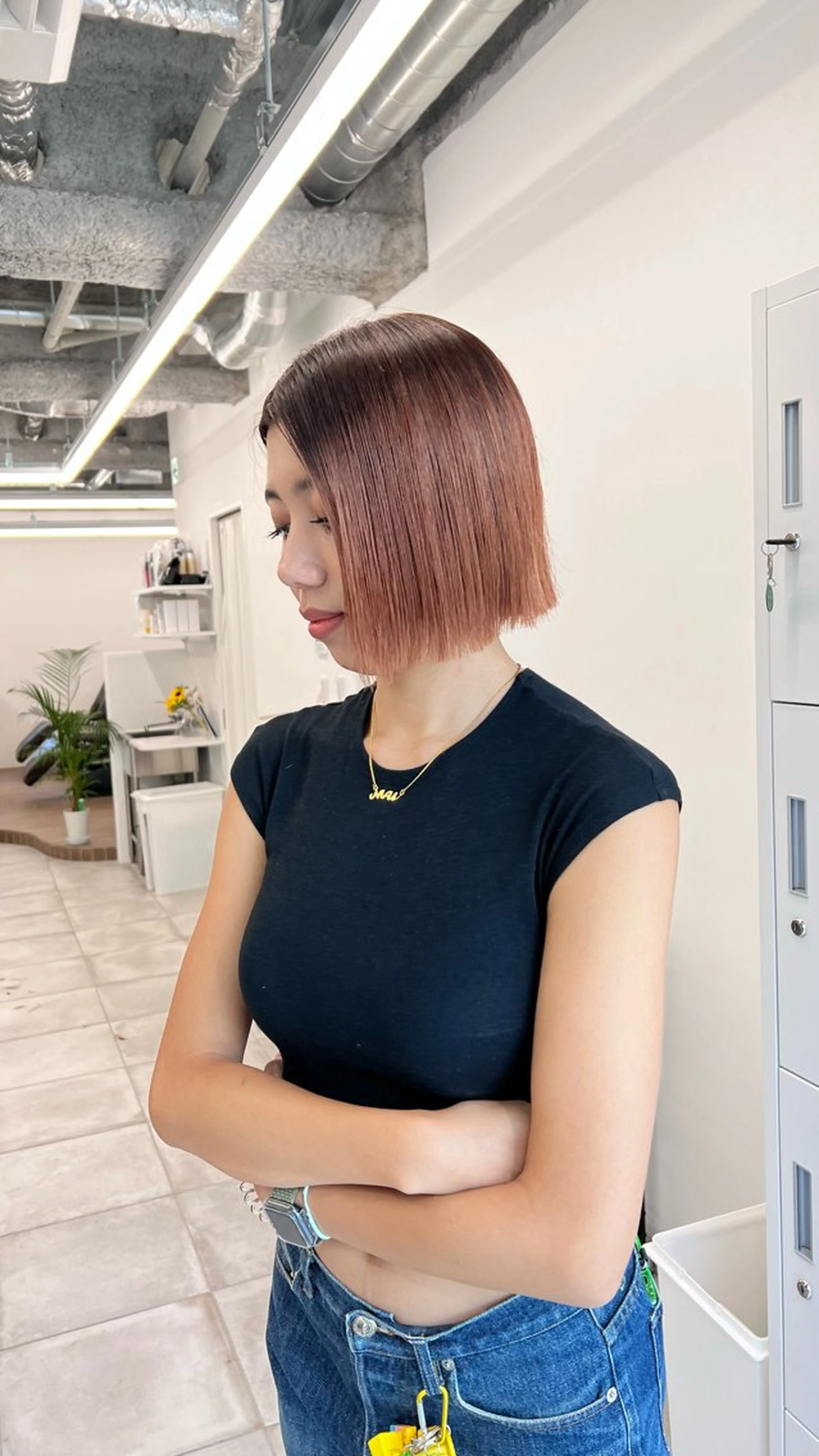 ショート カラー カット ヘアカラー トリートメント 赤みゼロ/透明感 カラー🌿KANTAのヘアスタイル