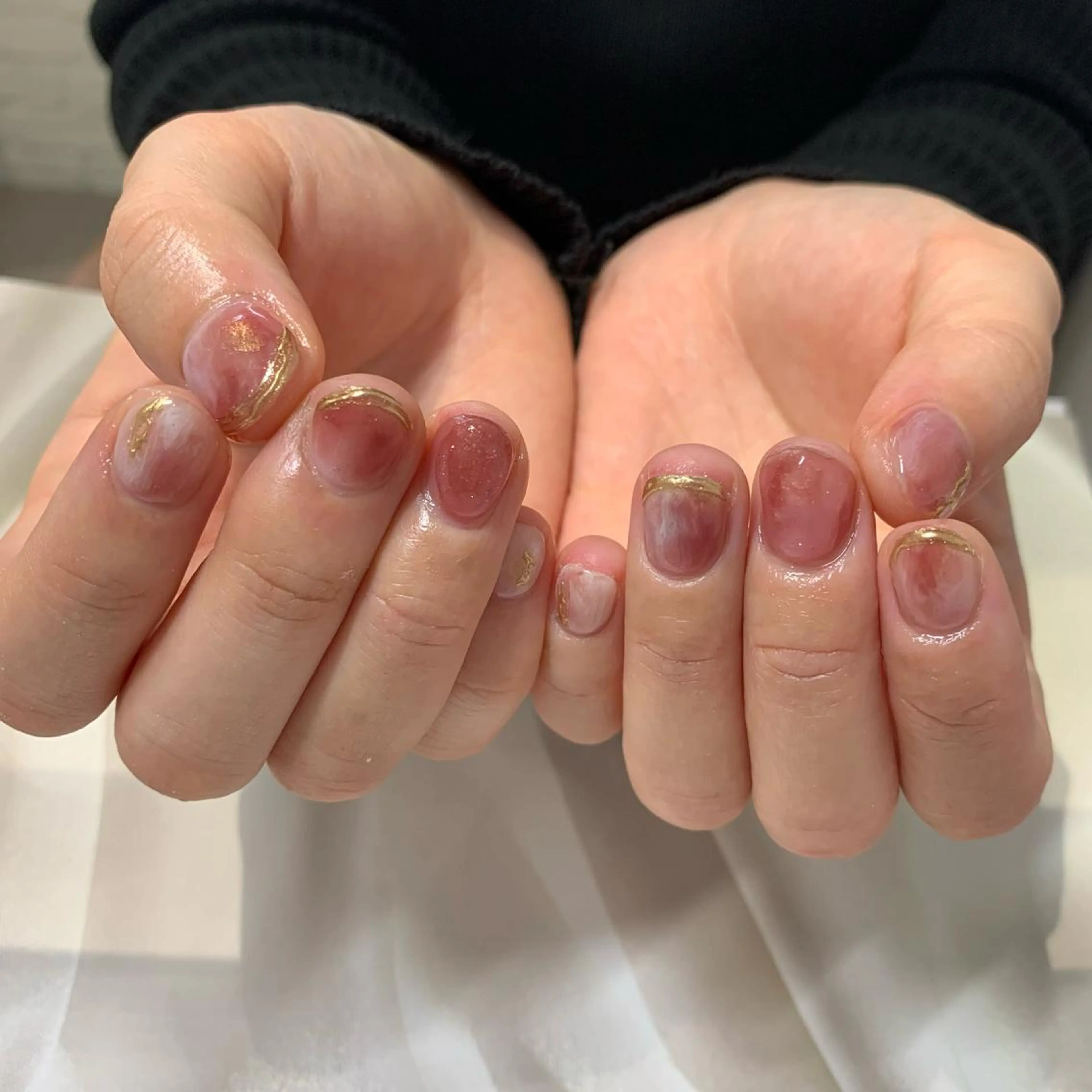 ネイル ニュアンスネイル マキノ ユイのネイルデザイン