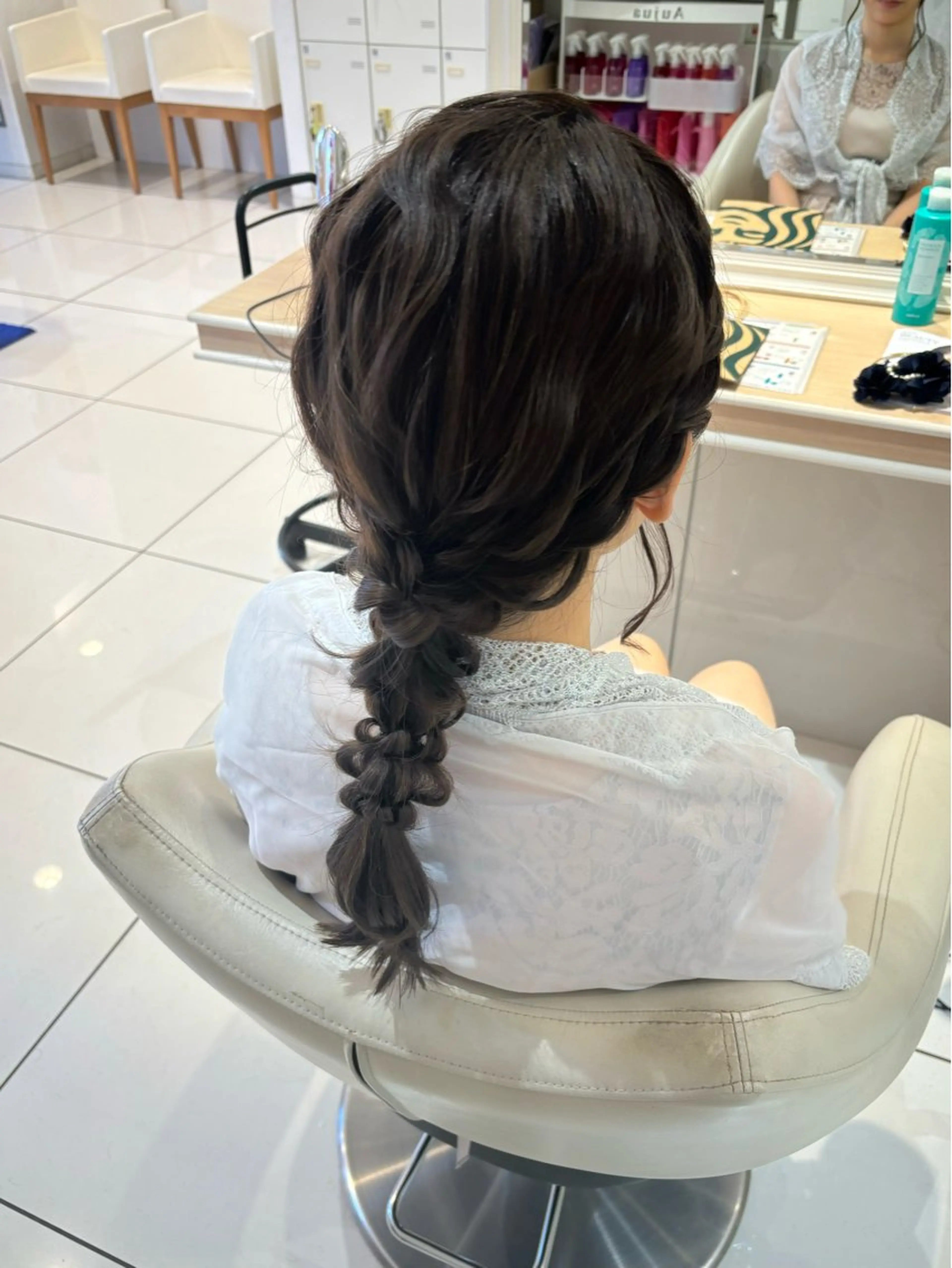 ロング ヘアアレンジ ヘアセット 宮永 璃沙のヘアスタイル