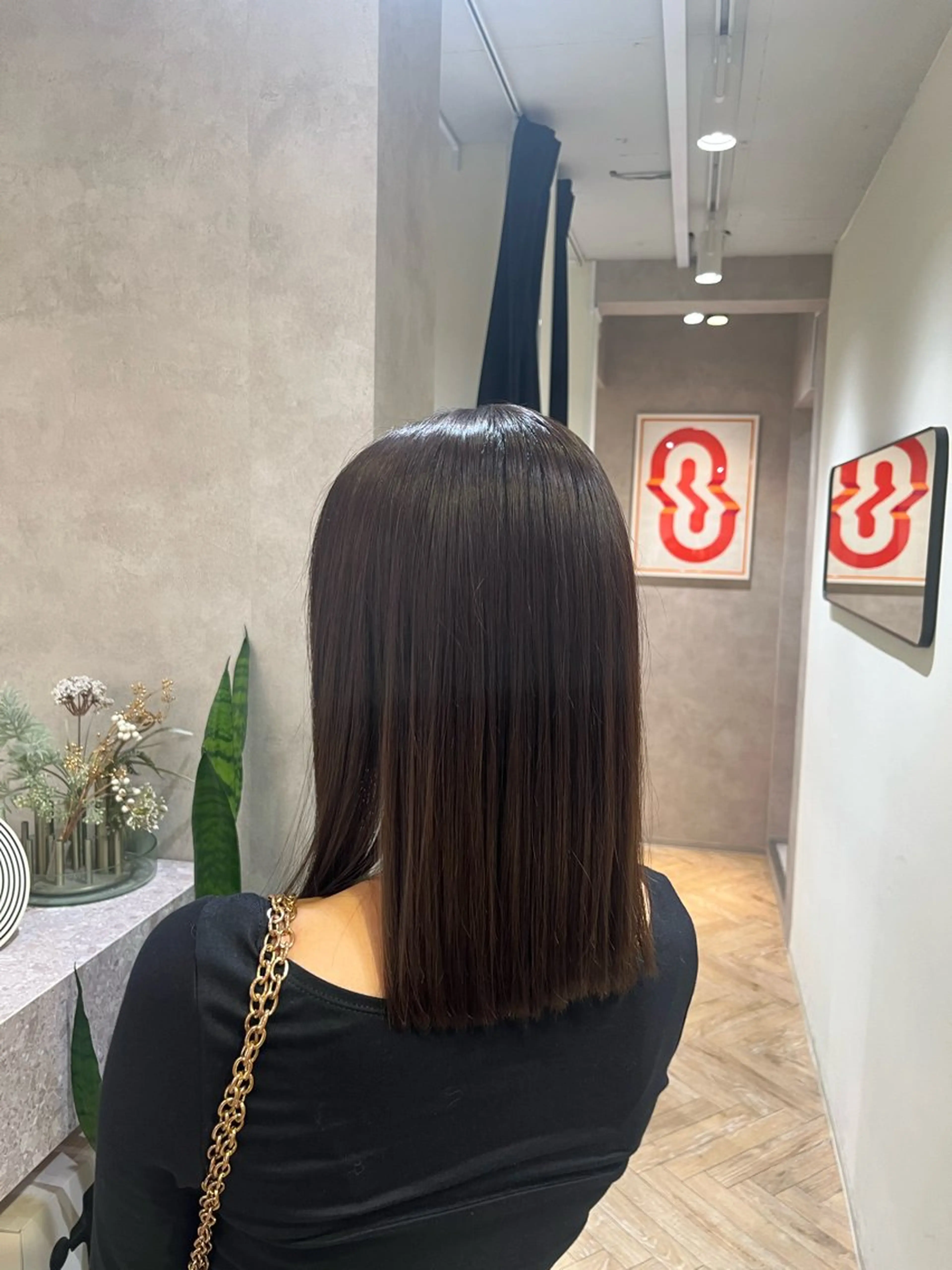 ミディアム カラー ベージュカラー トリートメント カット無料/ みく🧸💟表参道のヘアスタイル