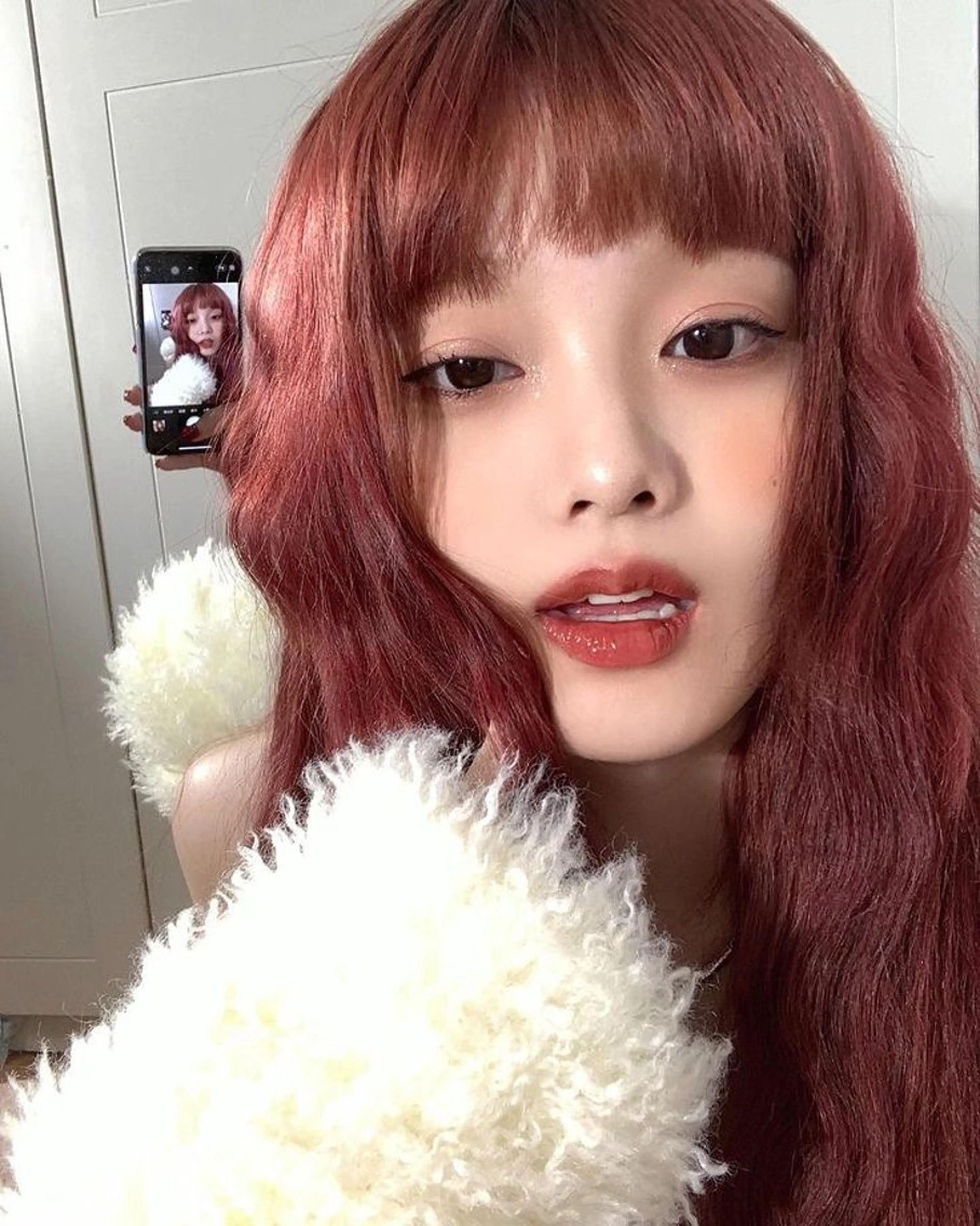 ロング カラー 顔まわりカット/艶髪 カラー✨けいとのヘアスタイル