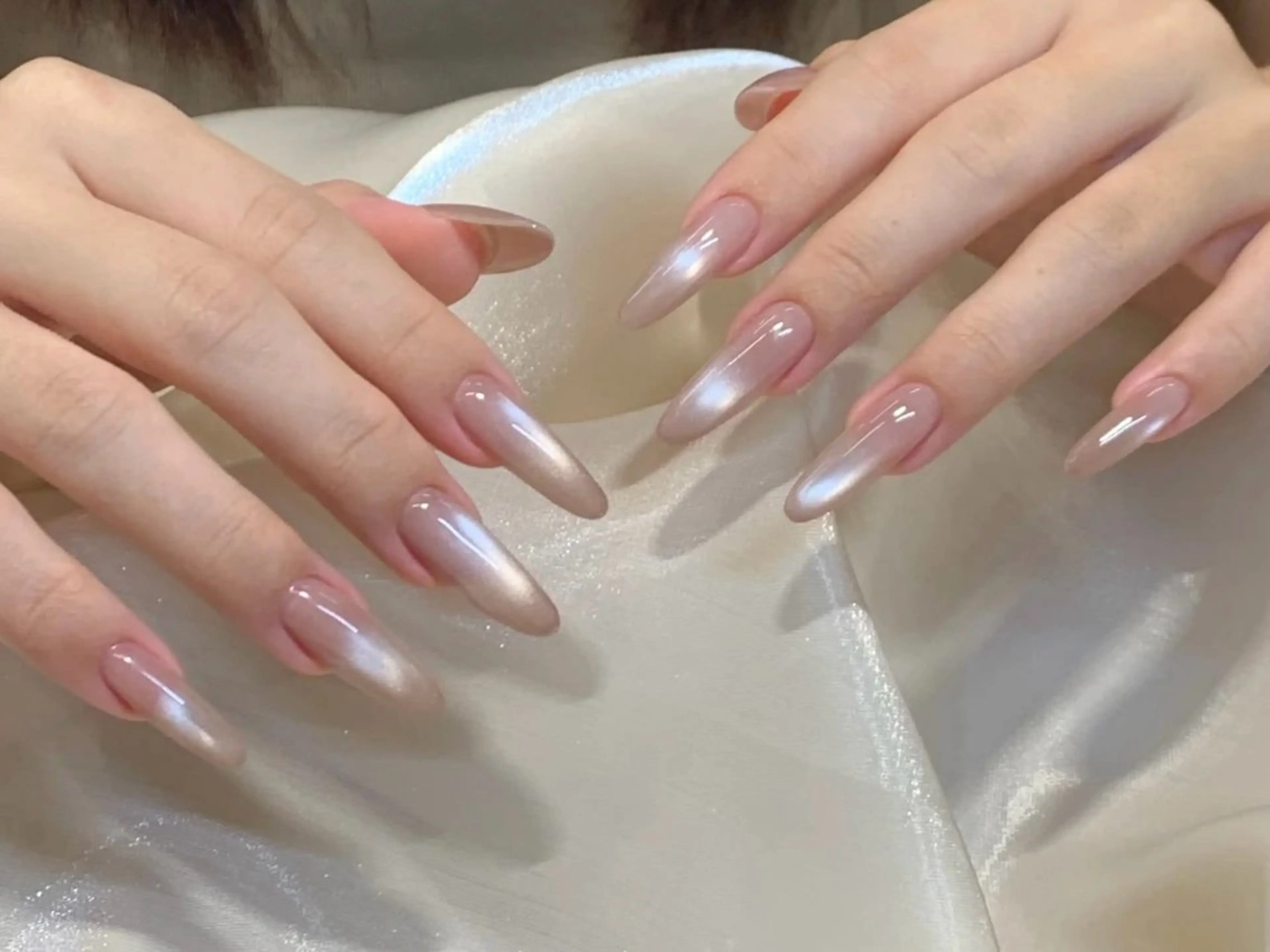 ネイル フットネイル ジェルネイル マグネットネイル 持ち込み オフィスネイル Venus nail チップ長さだし専門店のネイルデザイン