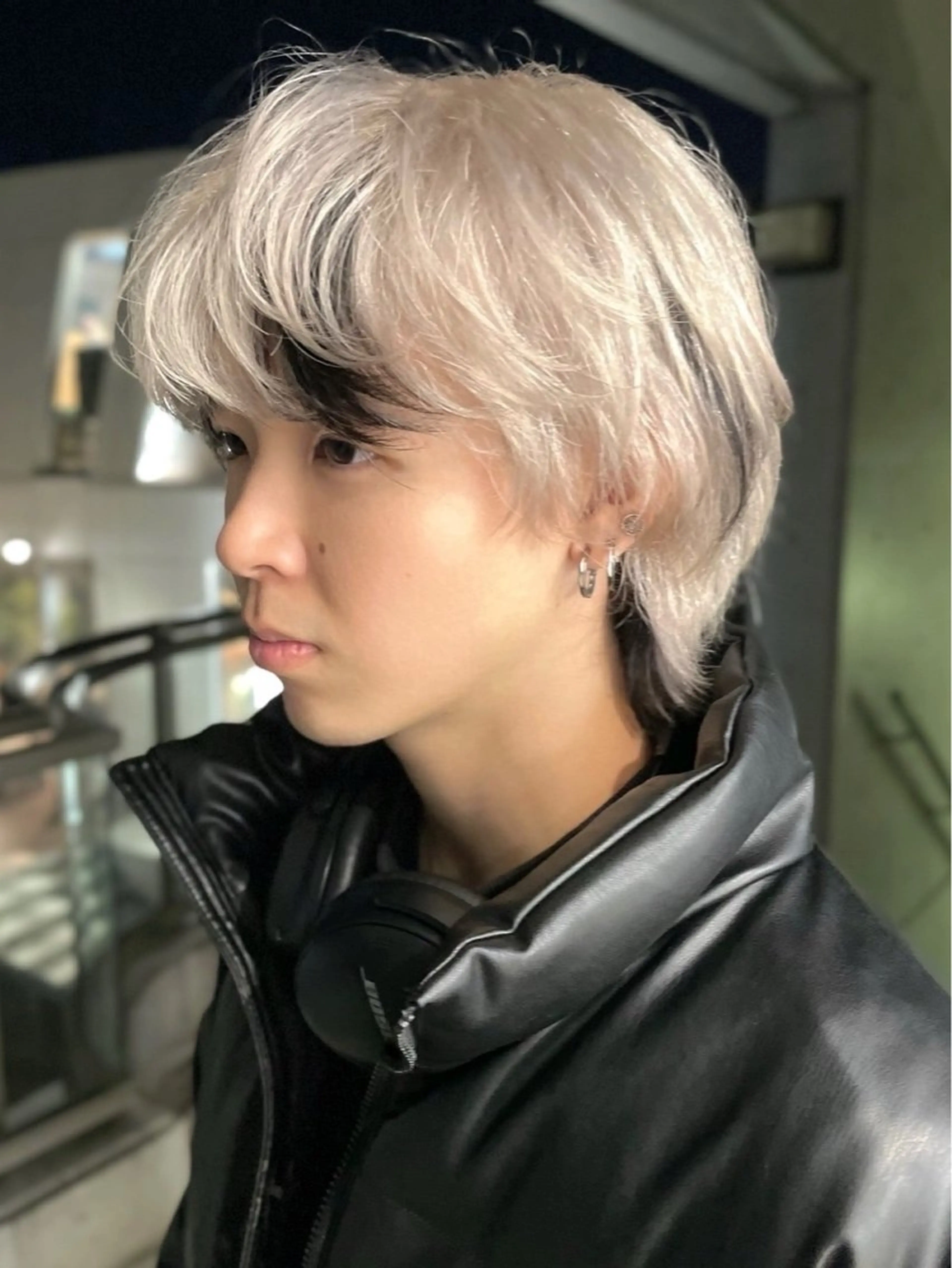 ショート ウルフカット ハイライト🌟/ ボブ/豊田のヘアスタイル