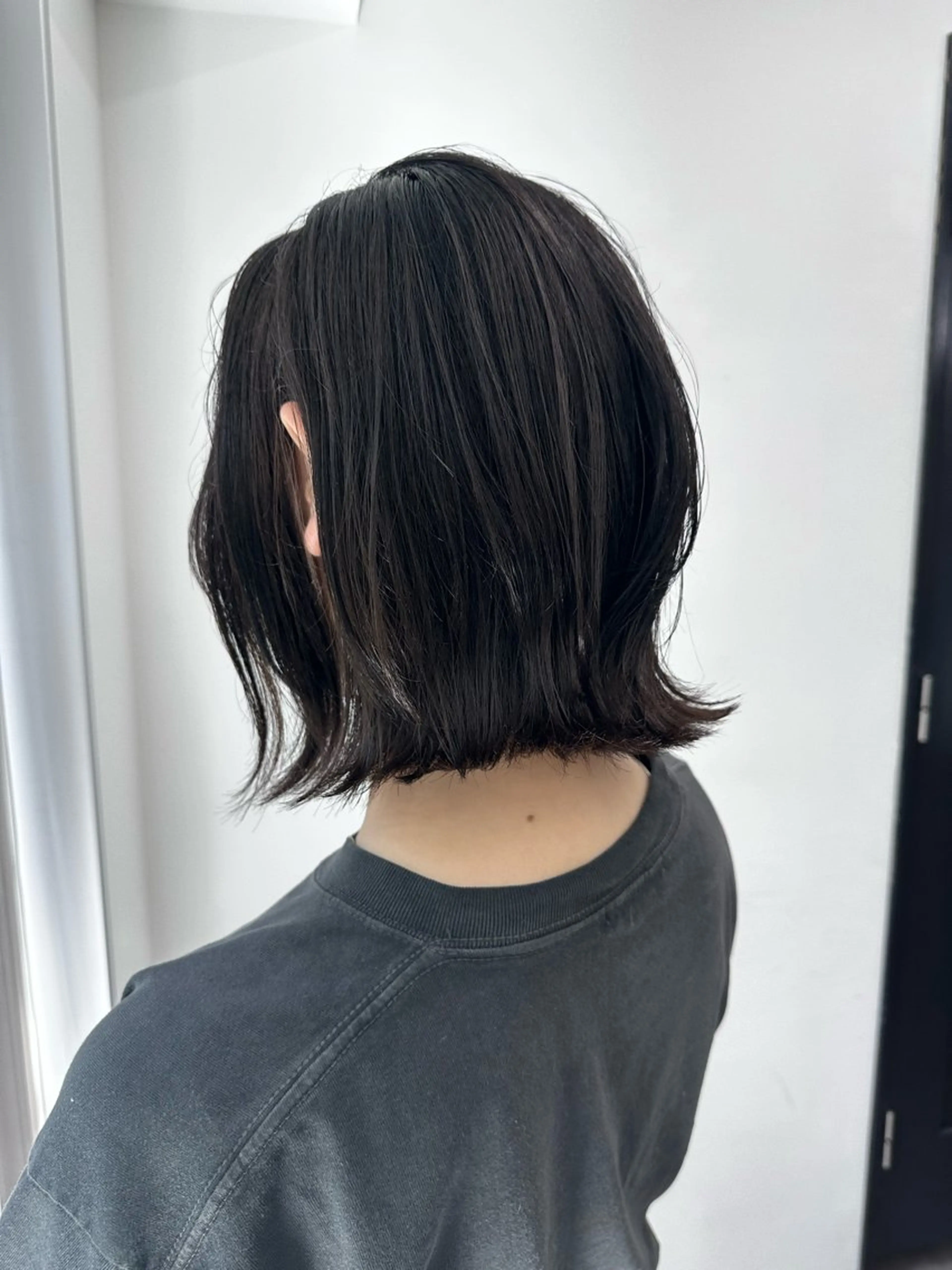 ミディアム カラー パーマ ヘアアレンジ メンズ キッズ レイヤーカット 🌿透け感カラーのヘアスタイル