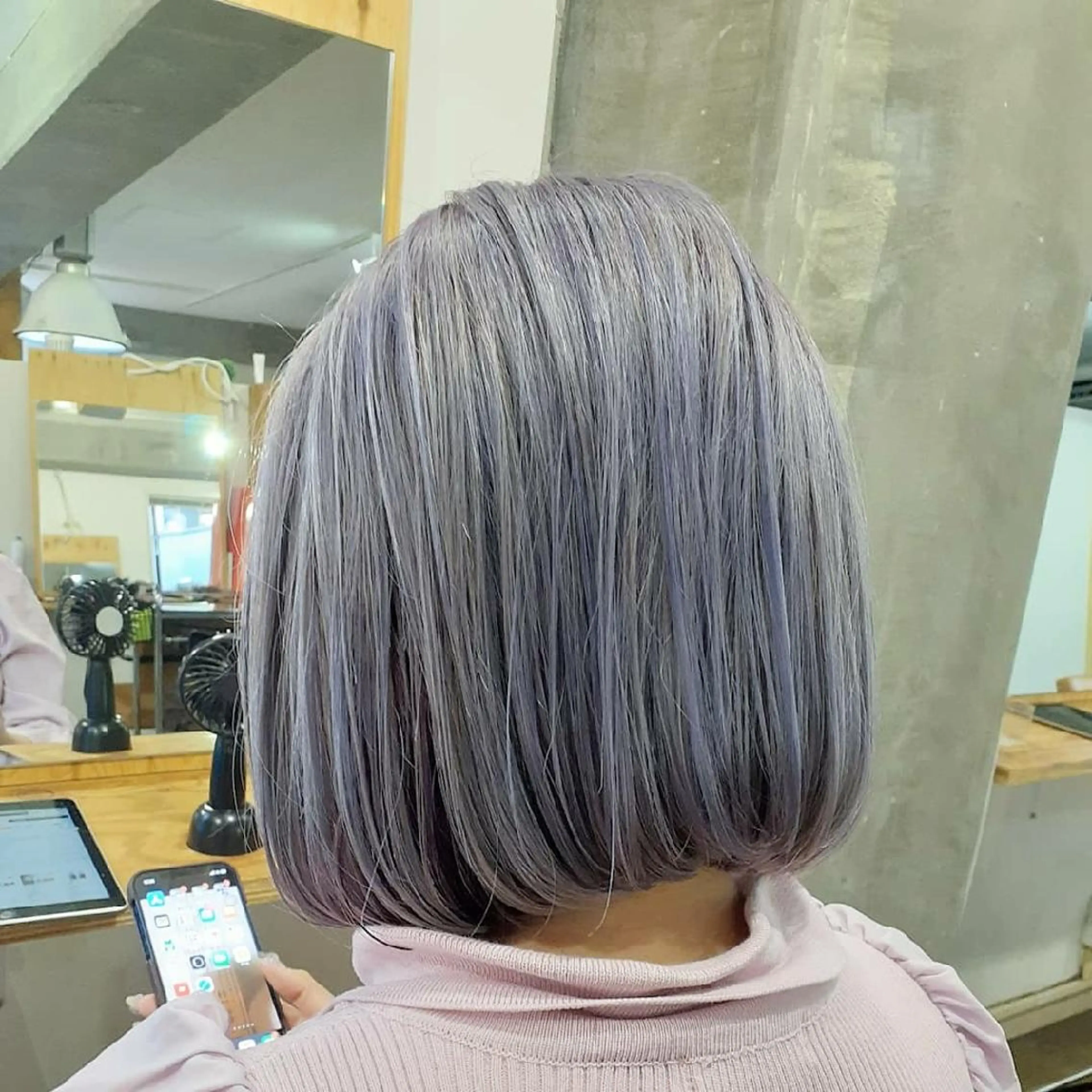 ショート アッシュ カット ヘアカラー トリートメント 🔳髪質改善🔳 岡本陽のヘアスタイル