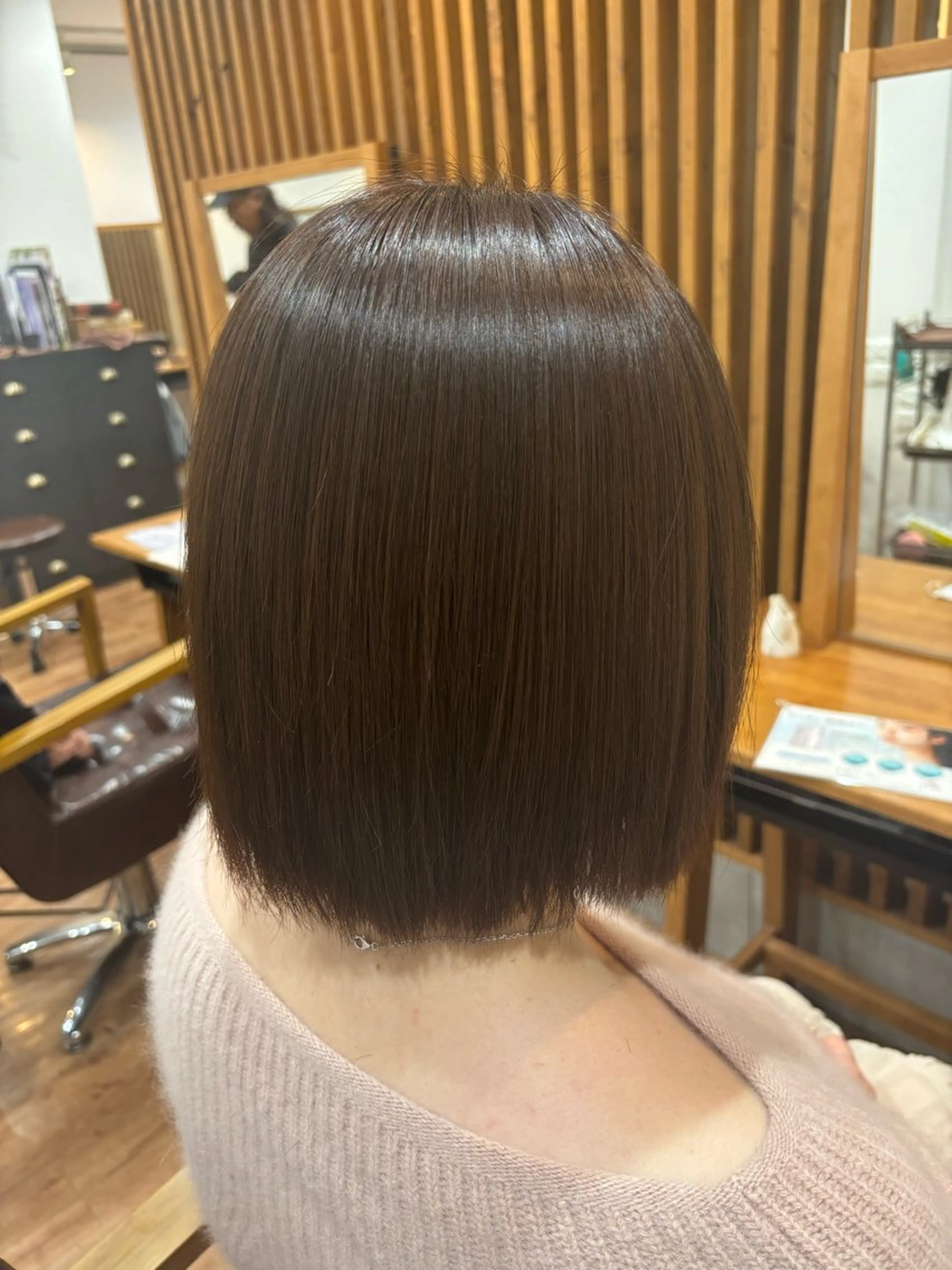 ミディアム 顔周りカット 韓国風ヘア 中谷 幸音のヘアスタイル