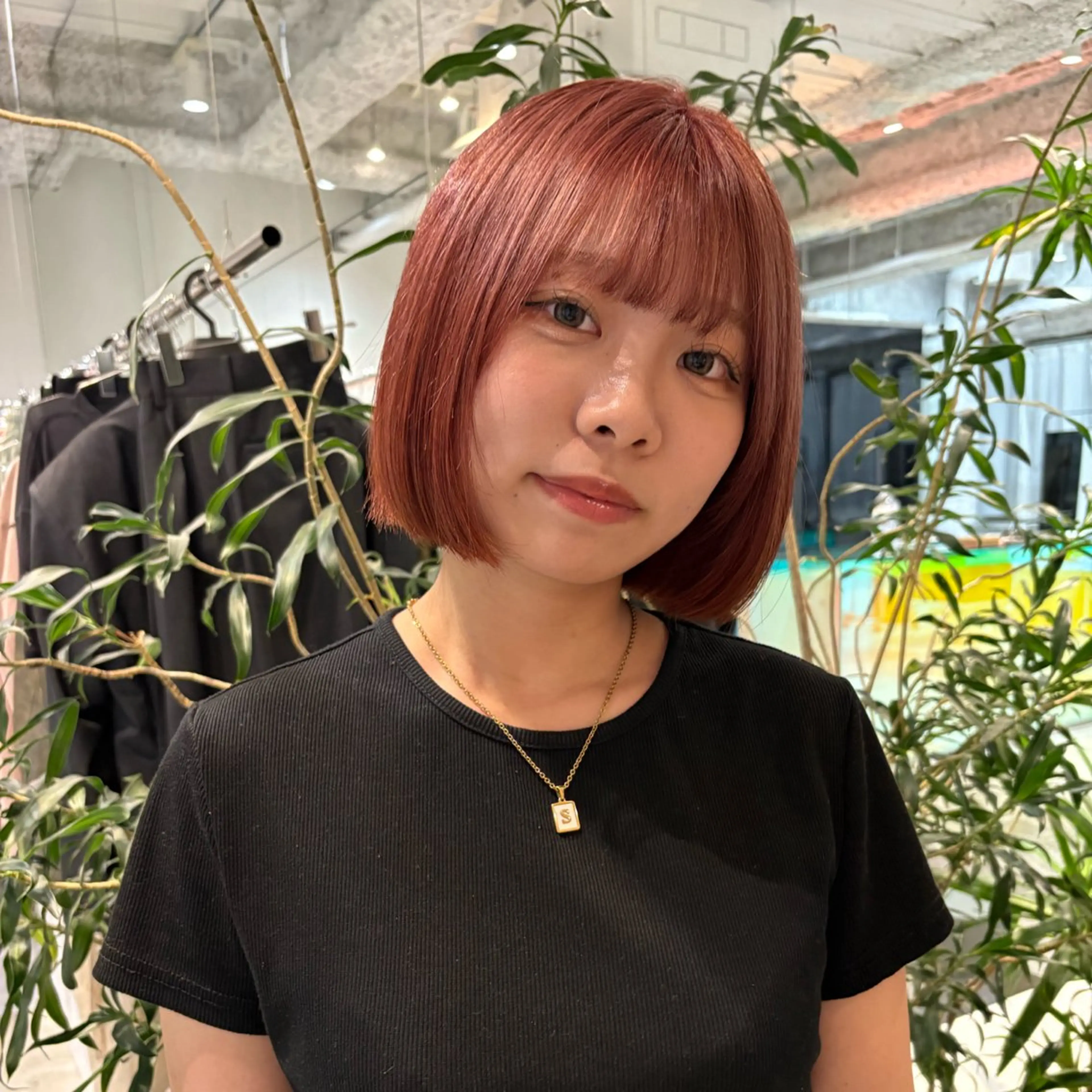 ミディアム カラー ANY Nodokaのヘアスタイル