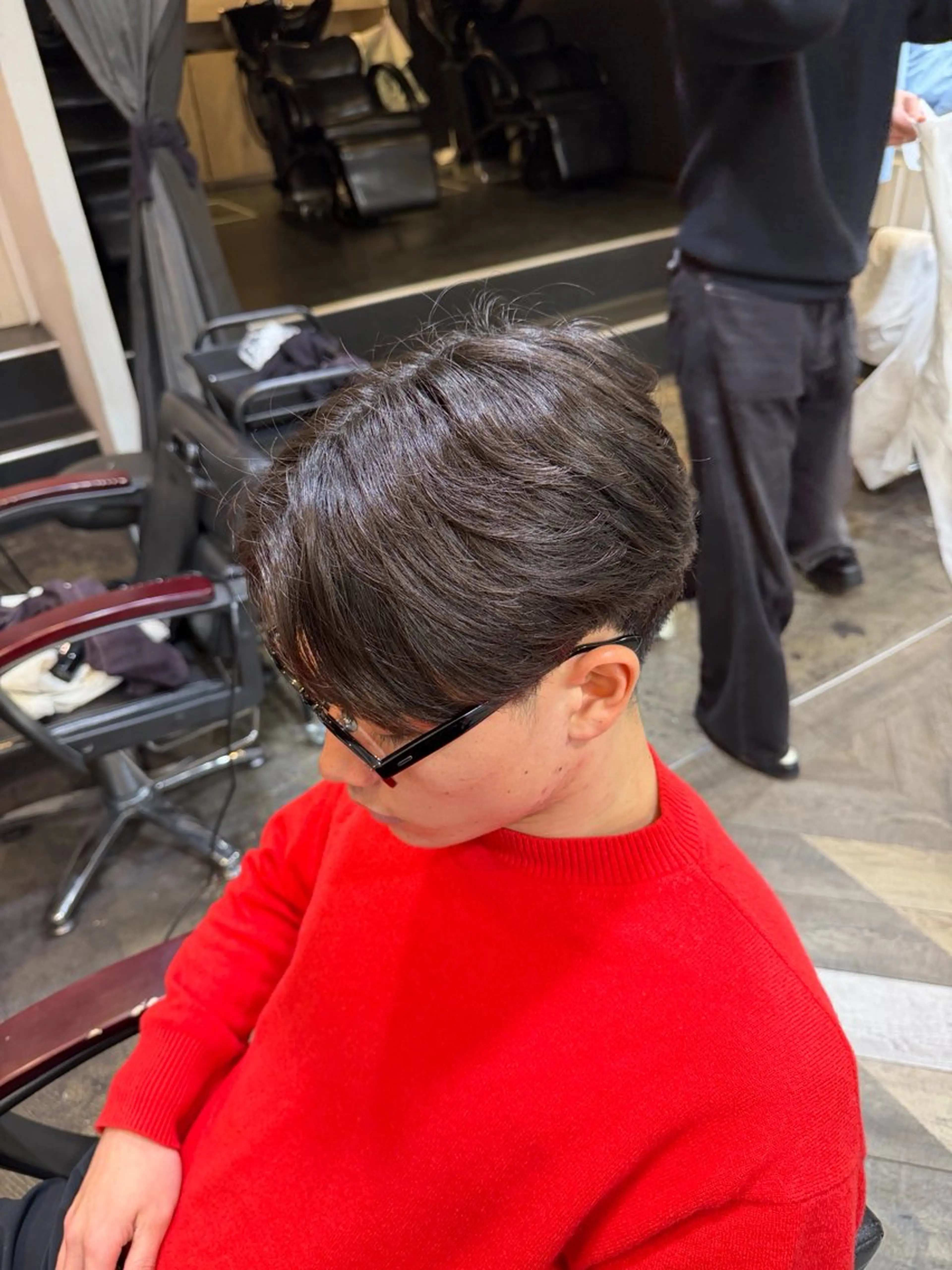 ショート メンズ 縮毛矯正 PERCUT名古屋栄店所属・パーマモデル募集中／ 米田　奈月のヘアスタイル