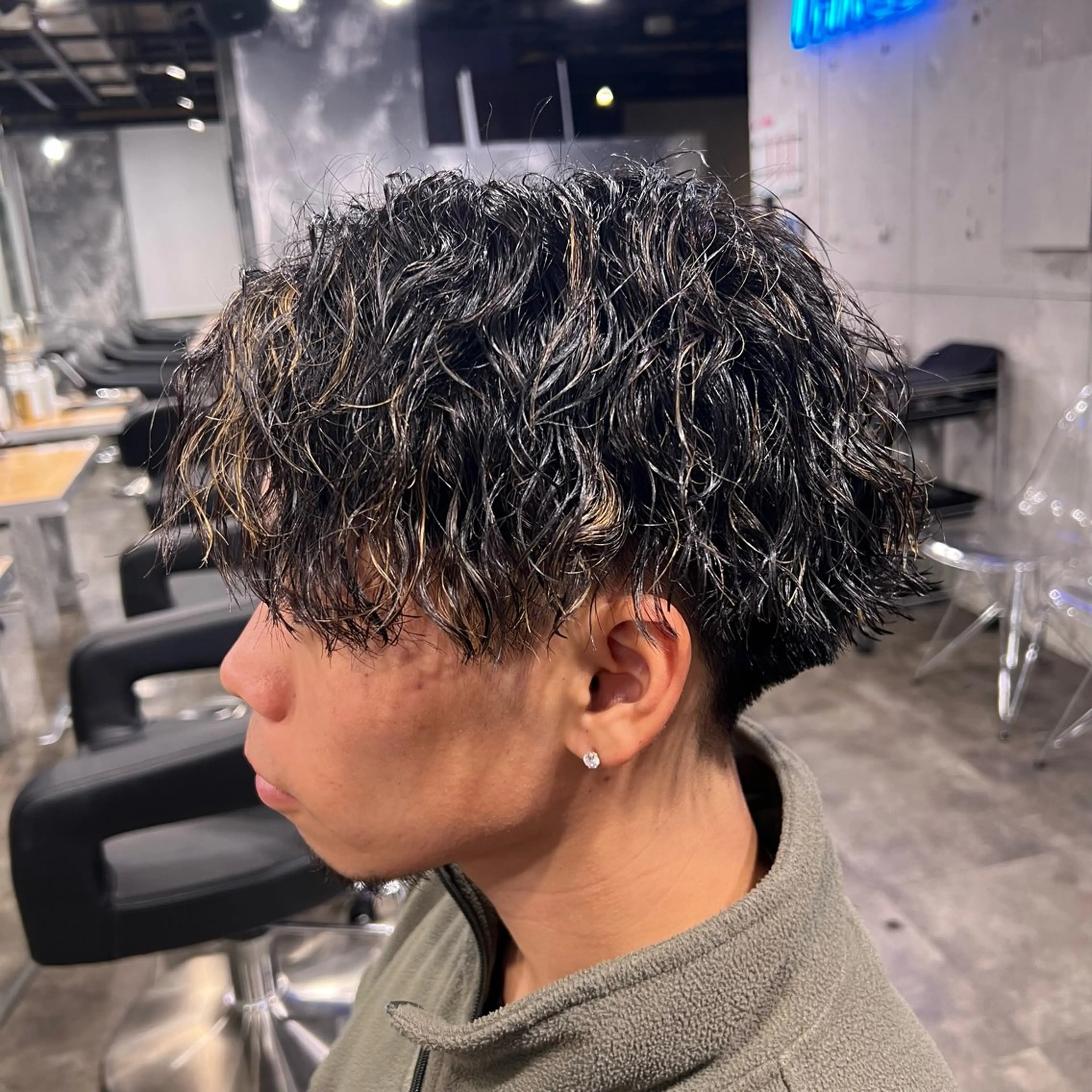 ショート カラー パーマ ヘアアレンジ メンズ キッズ 🔷横浜1のパーマ 職人🔷将太郎のヘアスタイル