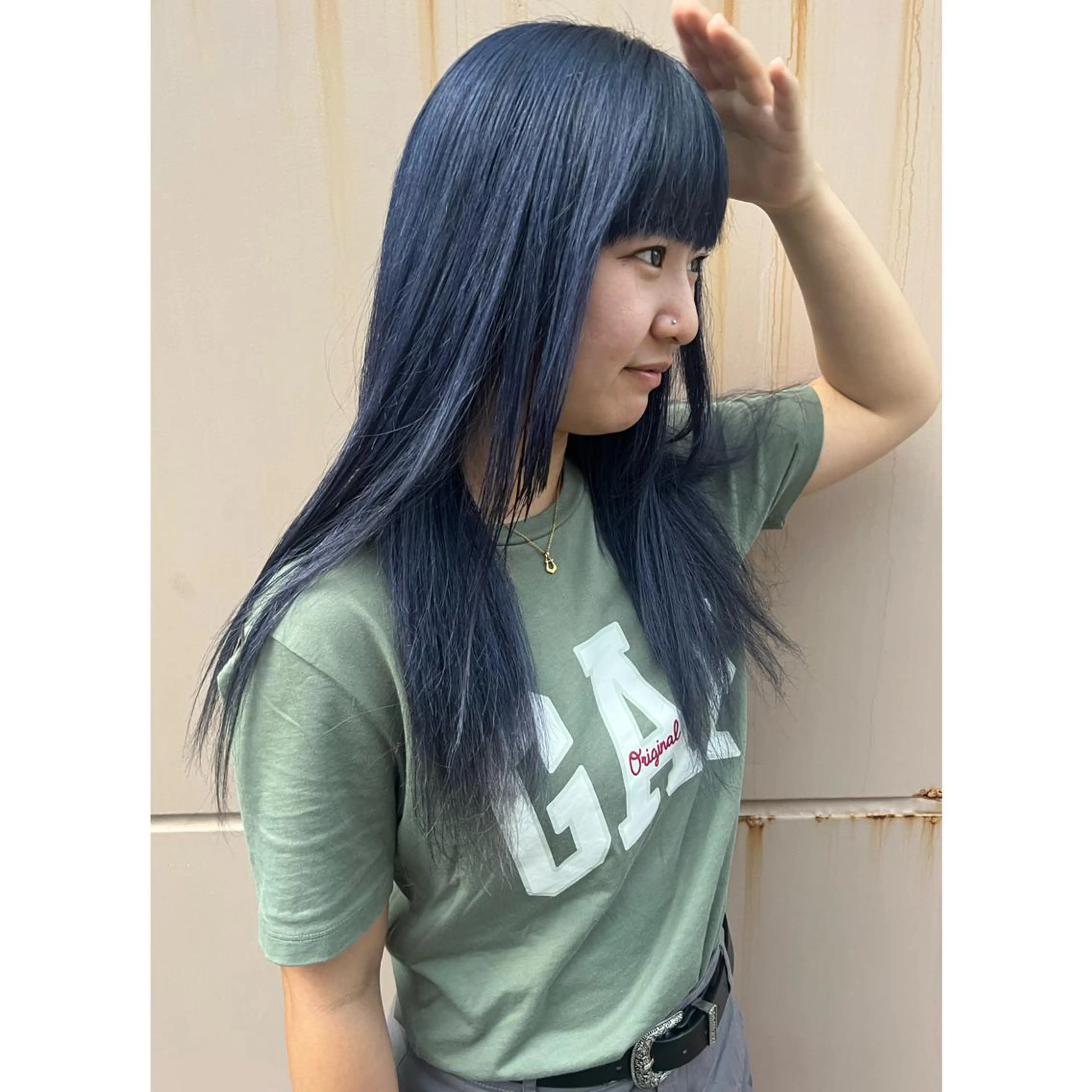 ロング ヘアカラー トリートメント ハイトーン/ ダブルカラー/透明感のヘアスタイル