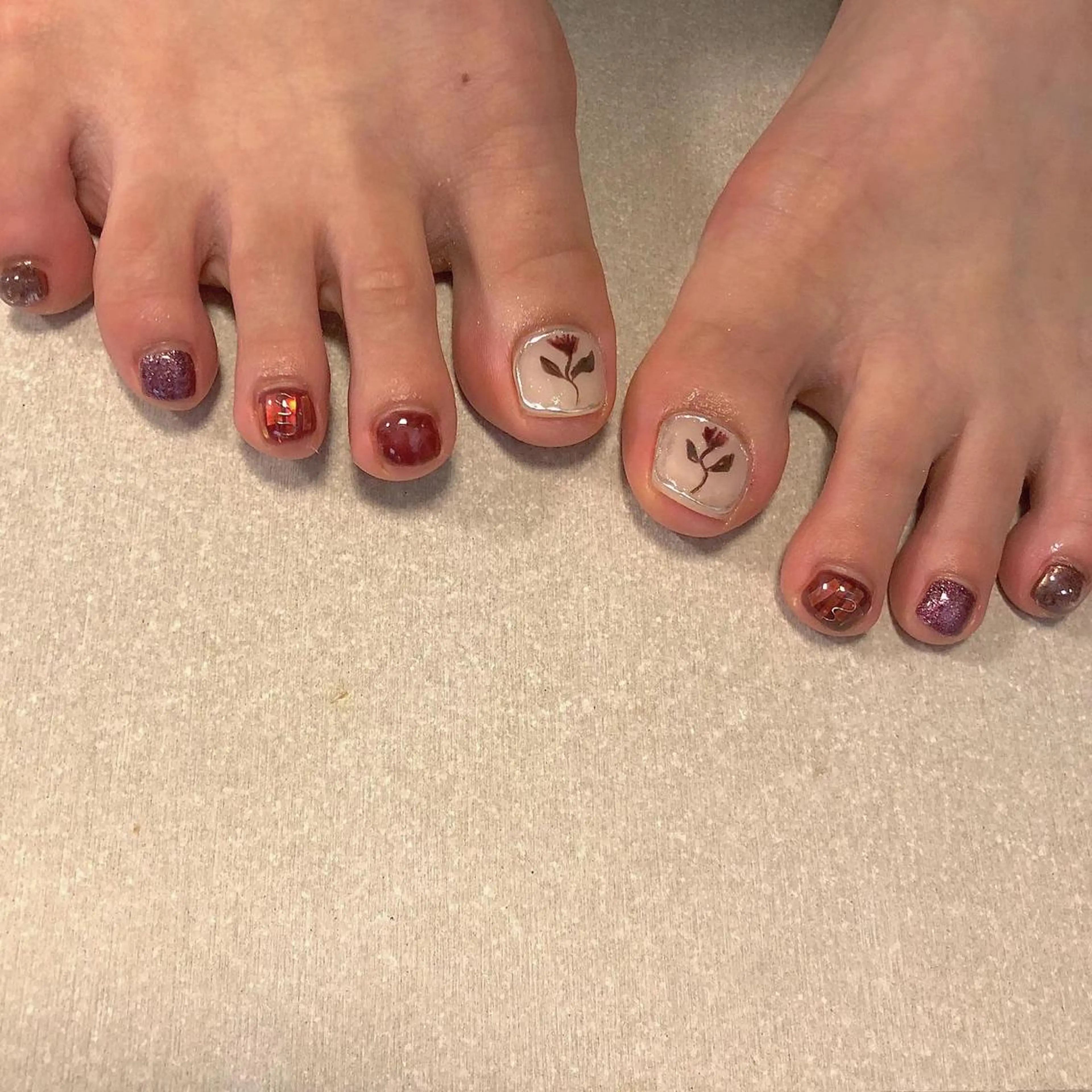 ネイル ニュアンスネイル nail salon granveilのネイルデザイン
