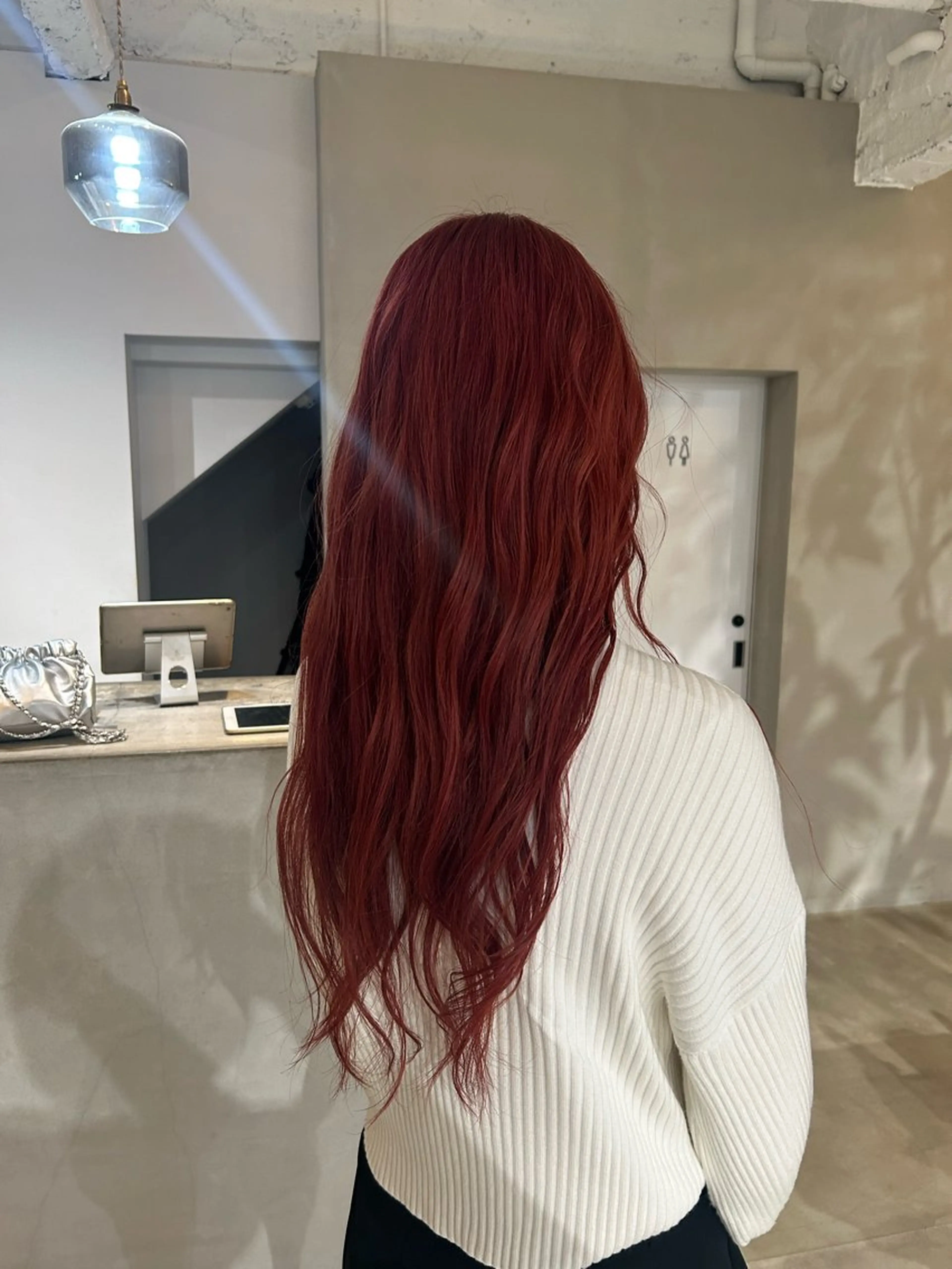 ロング カラー ブリーチ 関根 あきほのヘアスタイル