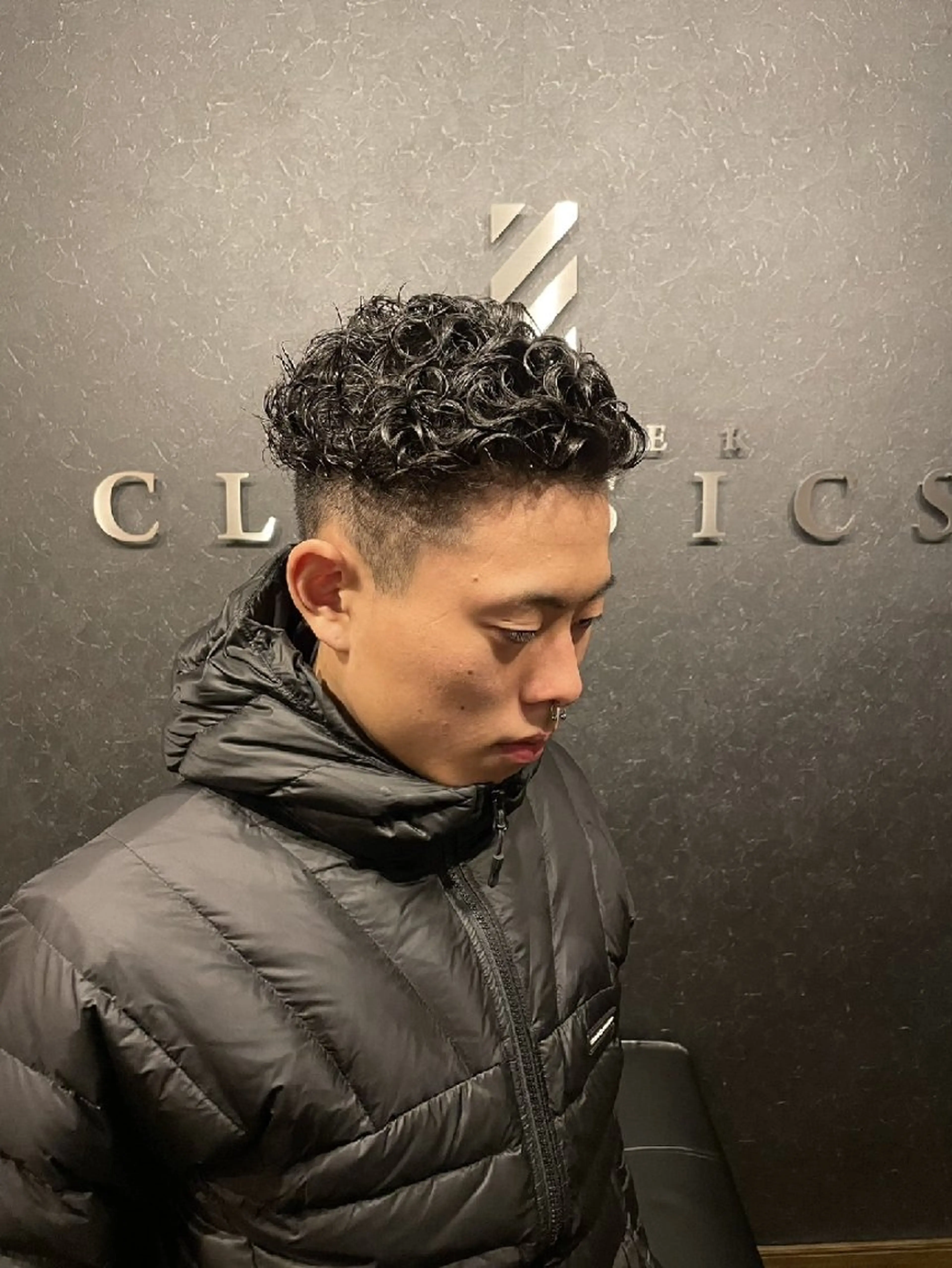 ショート パーマ 理容プラージュ燕三条 福井のヘアスタイル