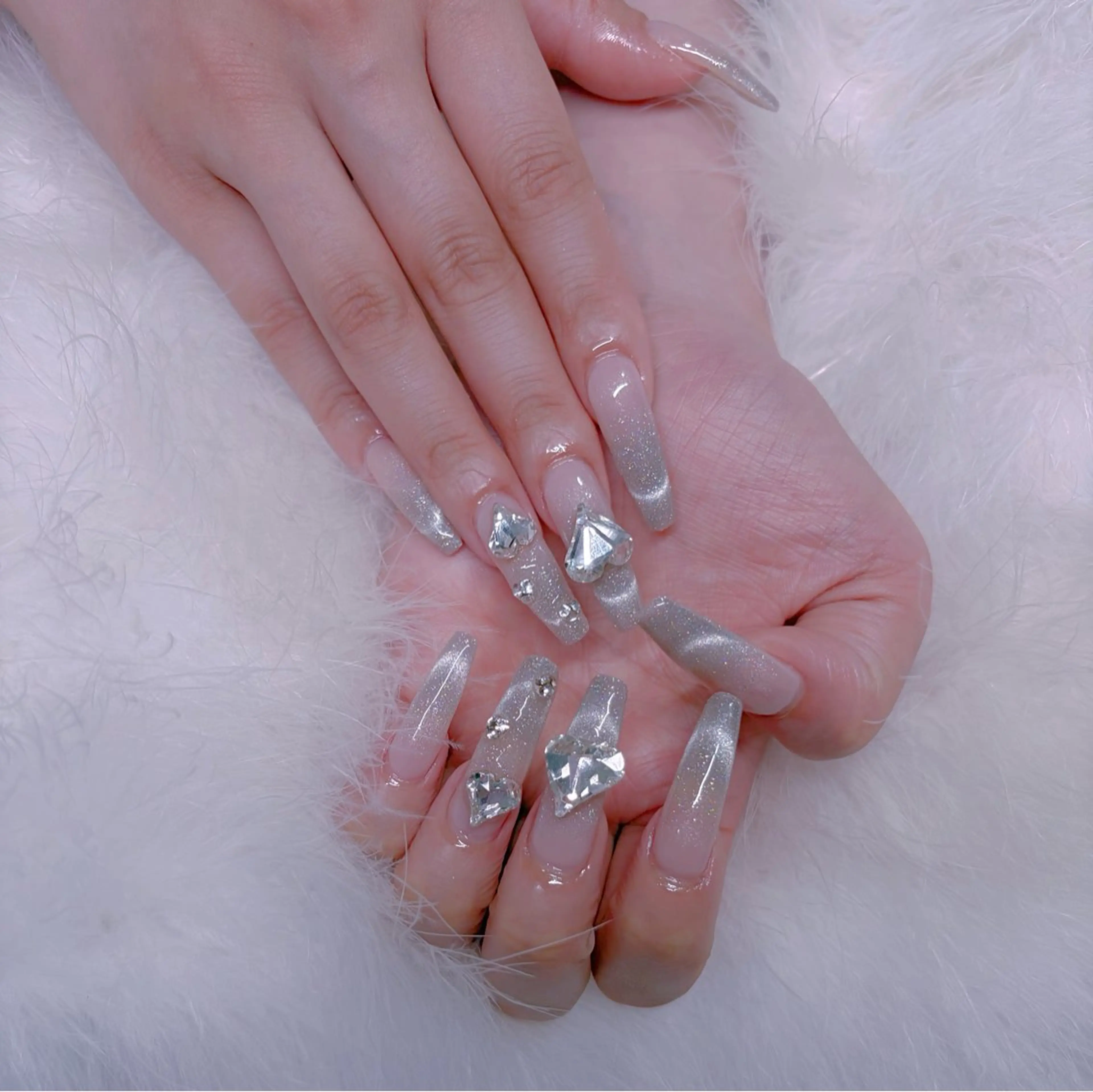 ネイル チークネイル 桜ネイル 長さ出し フットネイル フレンチネイル ビューティー ネイルのネイルデザイン