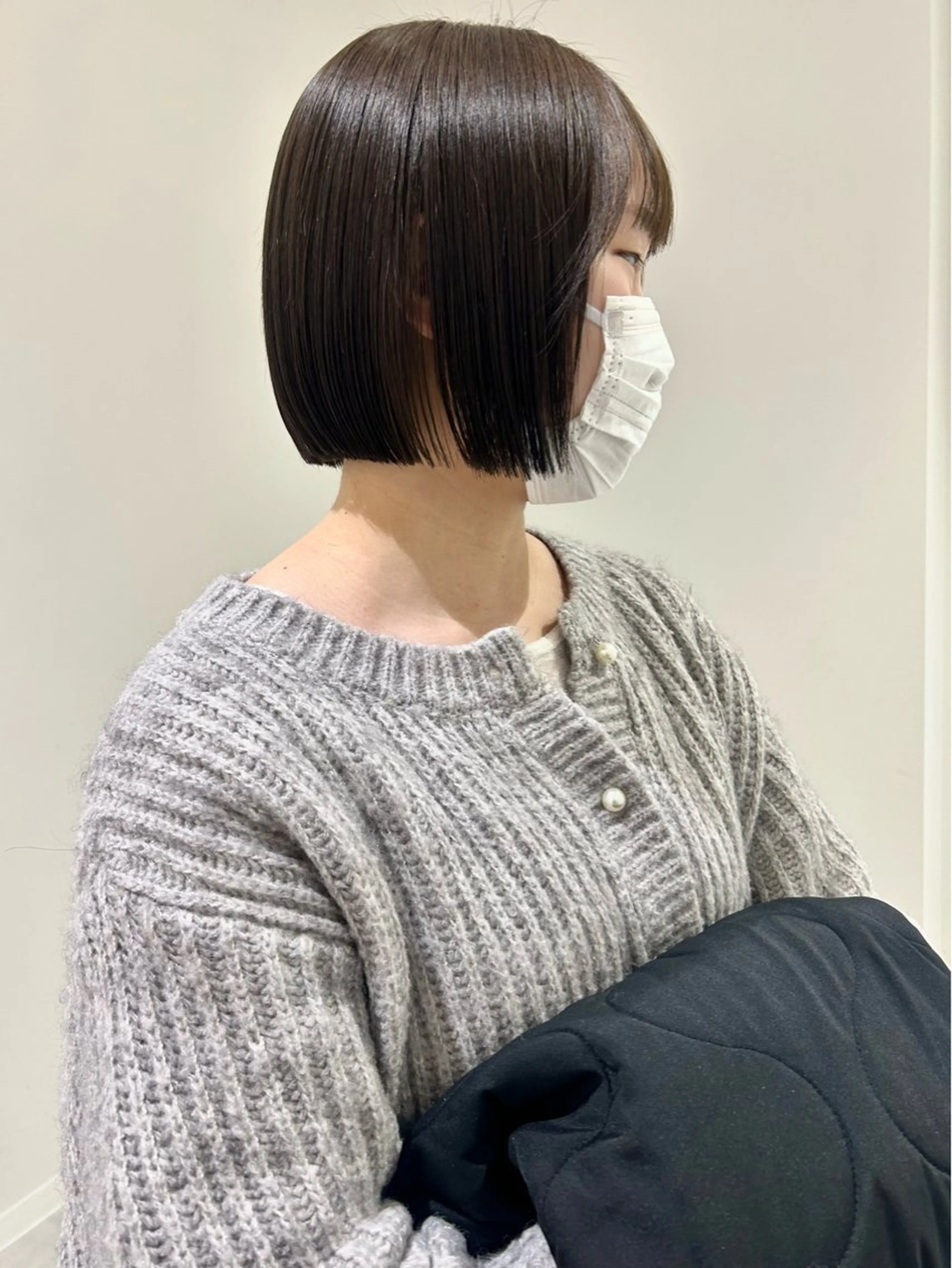 ショート カット ヘアカラー トリートメント 👔ボブ﹨髪質改善 ストレート🩳ももかのヘアスタイル