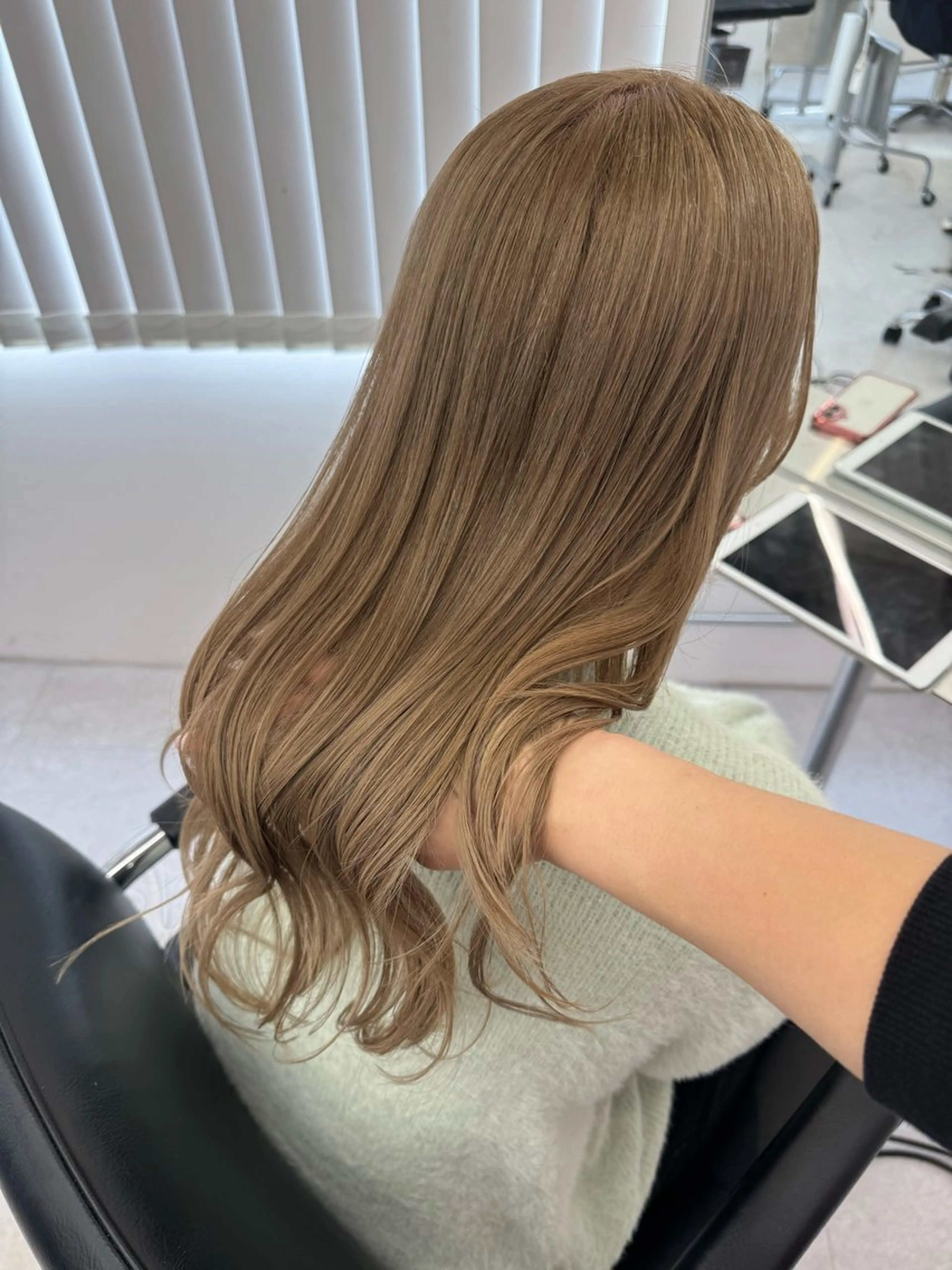 ロング ヘアカラー トリートメント 暖色カラー/ピンク カラー/saraのヘアスタイル