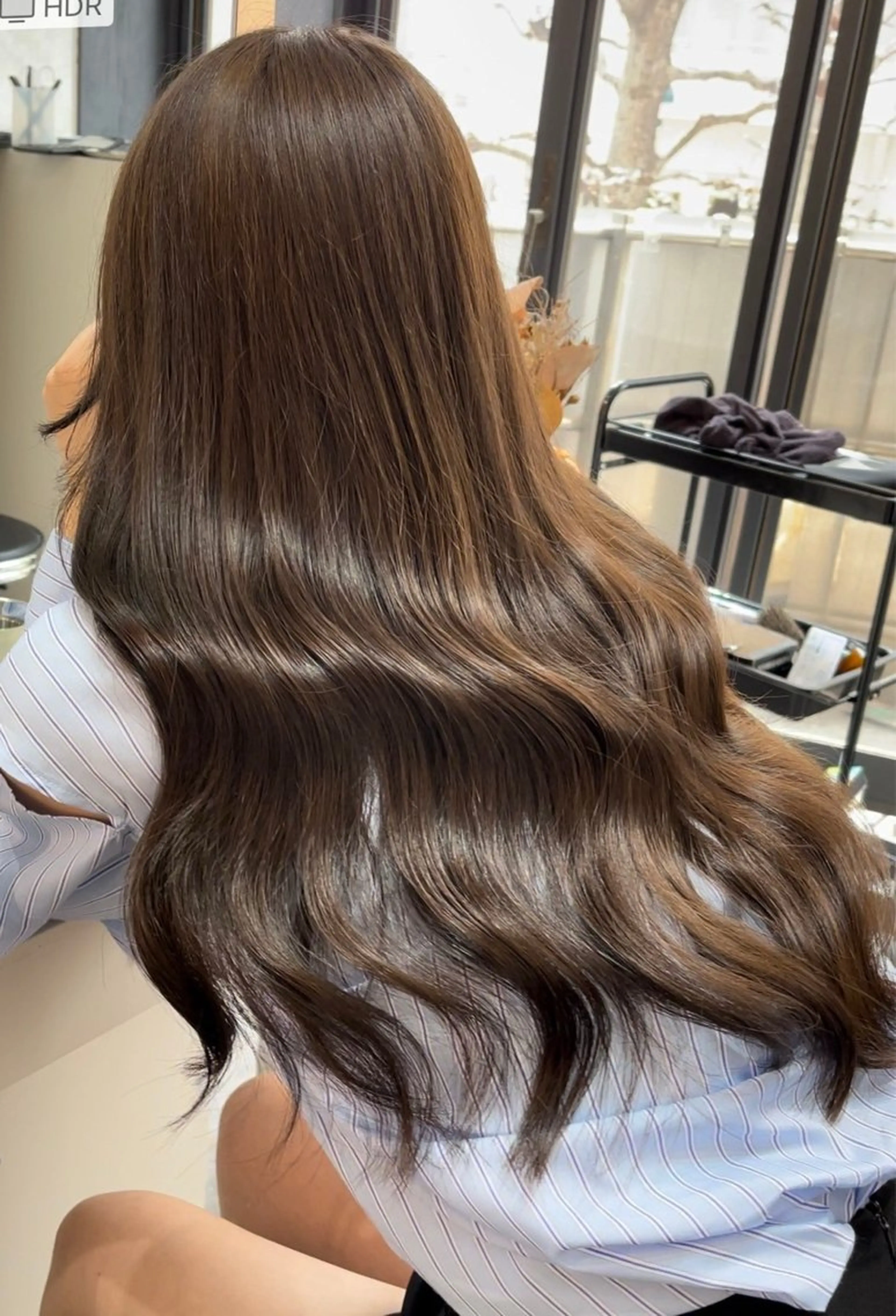 ミディアム カラー ヘアカラー トリートメント 大内 凜凰のヘアスタイル