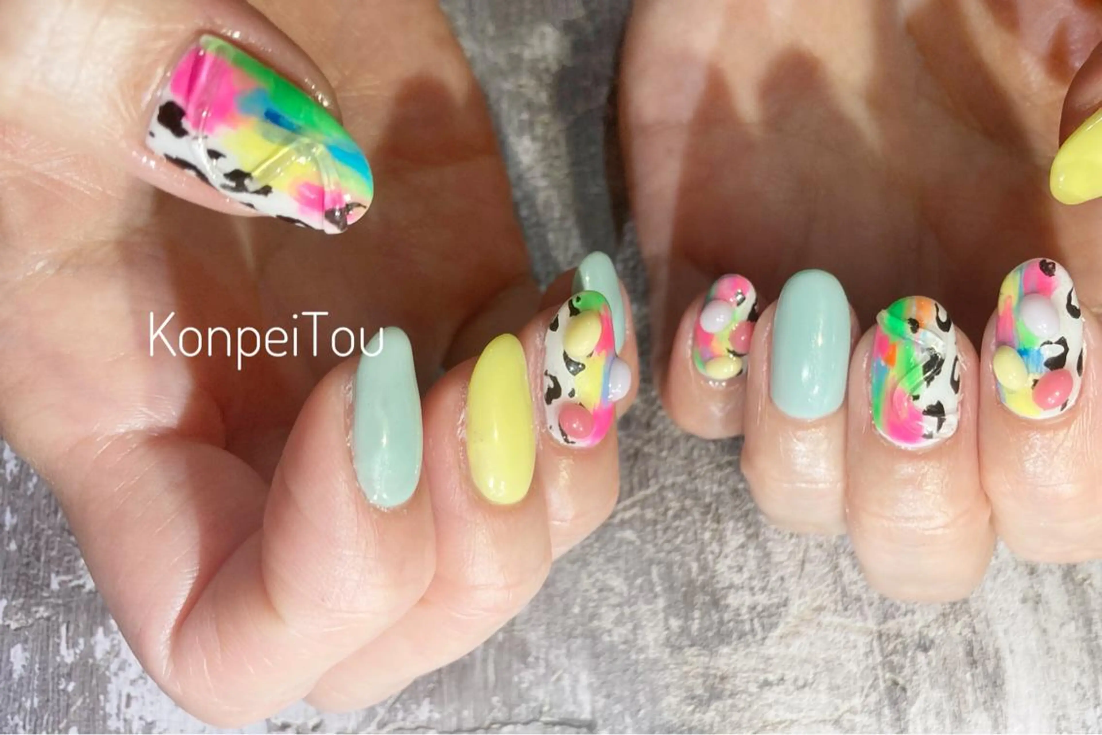 ネイル ハンドネイル おうちのネイルサロン KonpeiTouのネイルデザイン