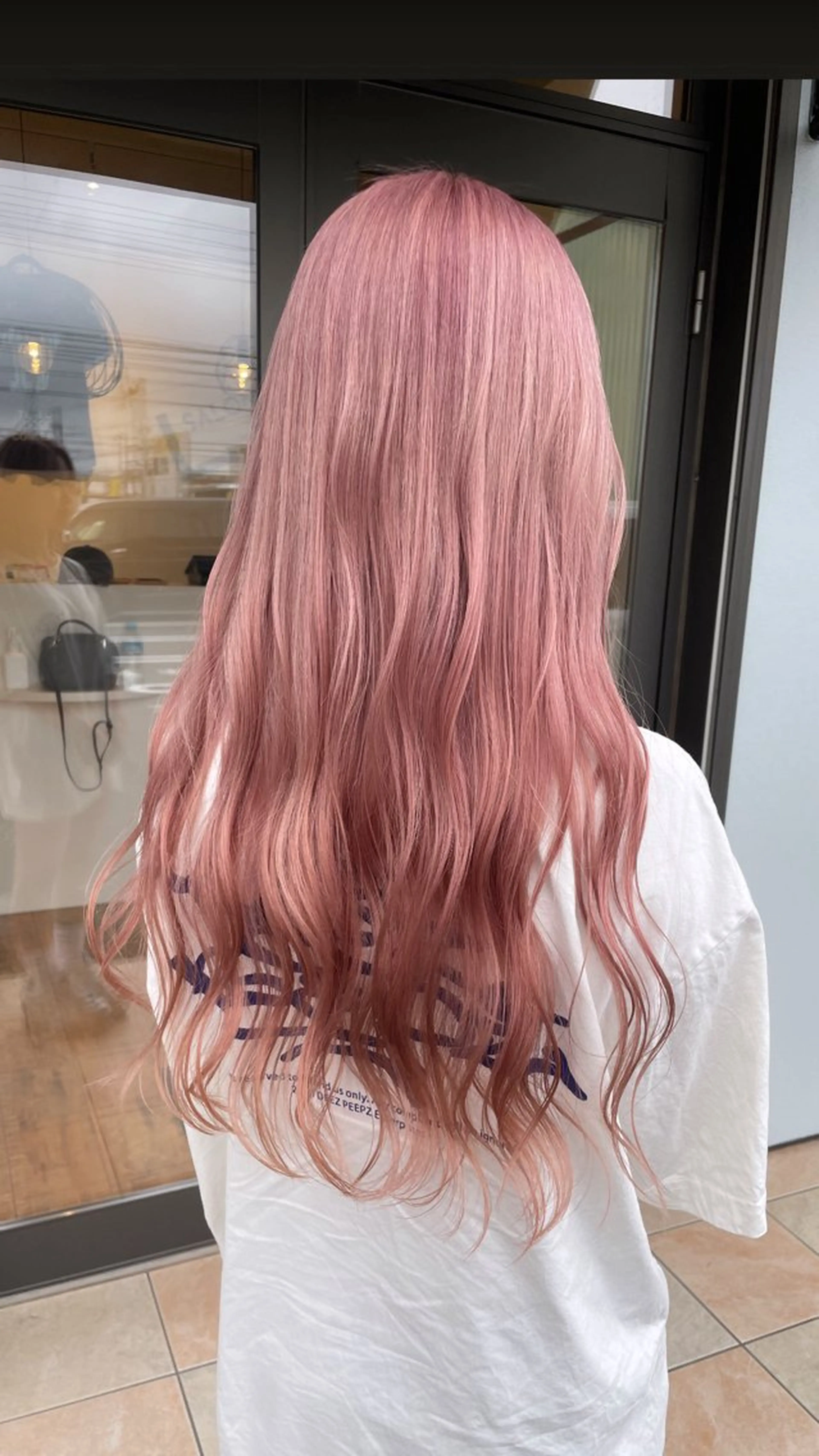 ミディアム カラー ピンクカラー ブリーチ👩‍🦳/ ‪✂︎MANAMIのヘアスタイル