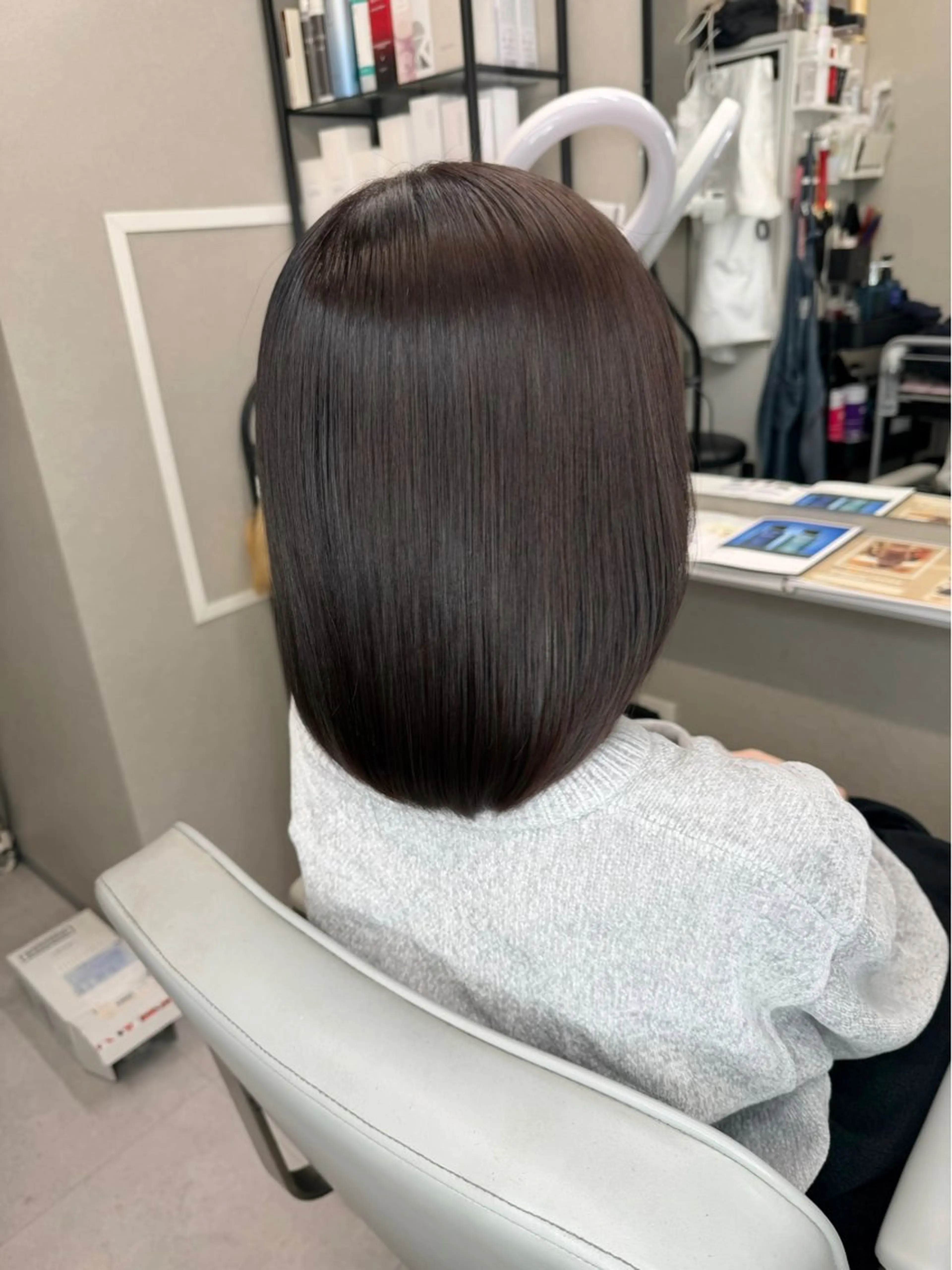 ショート カラー ブリーチ 透明感カラー ブリーチなしカラー 髪質改善 ヘアカラー トリートメント 今井 勝也のヘアスタイル