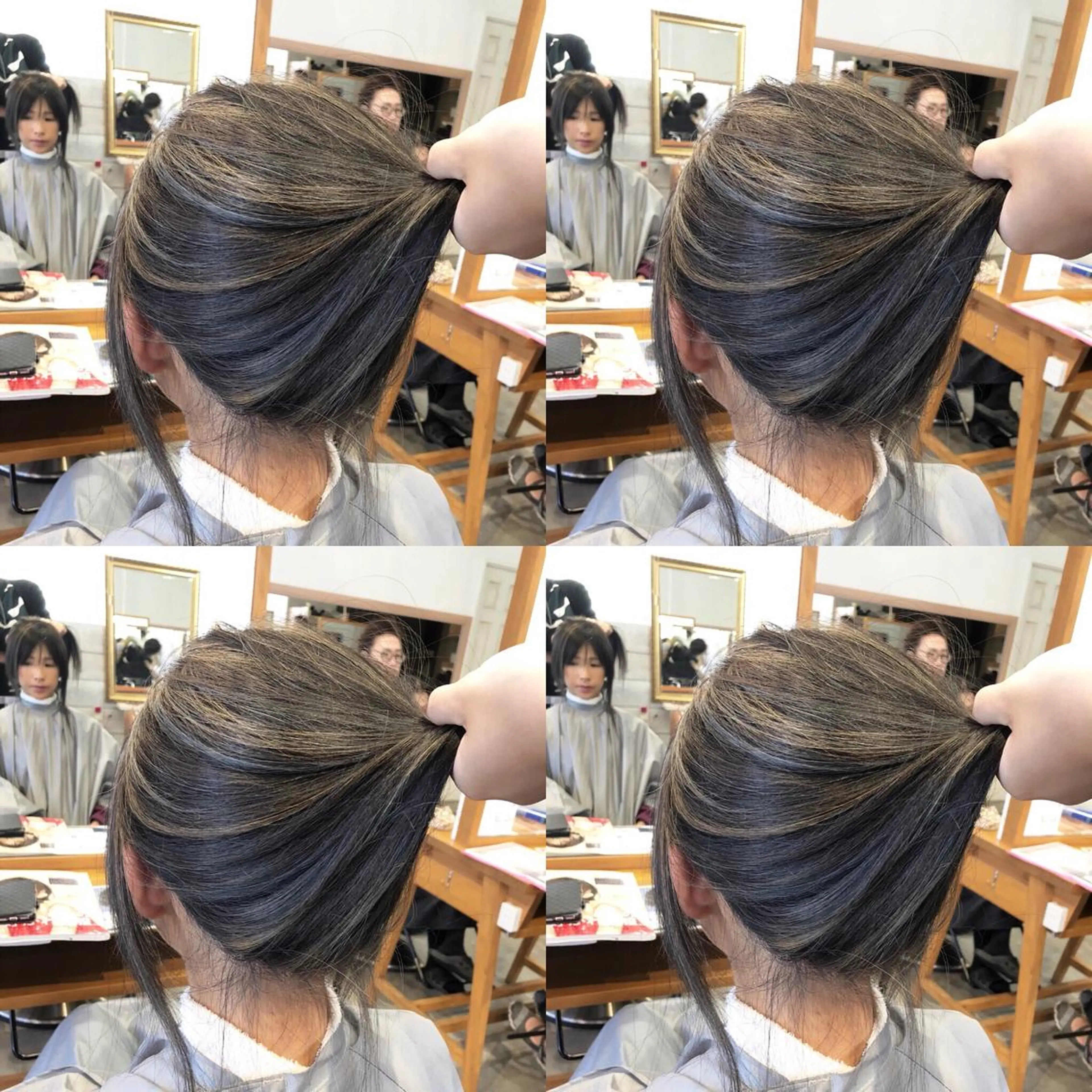 セミロング カラー ヘアアレンジ 🌼圧倒的な口コミ数 BRAVE柏東口のヘアスタイル