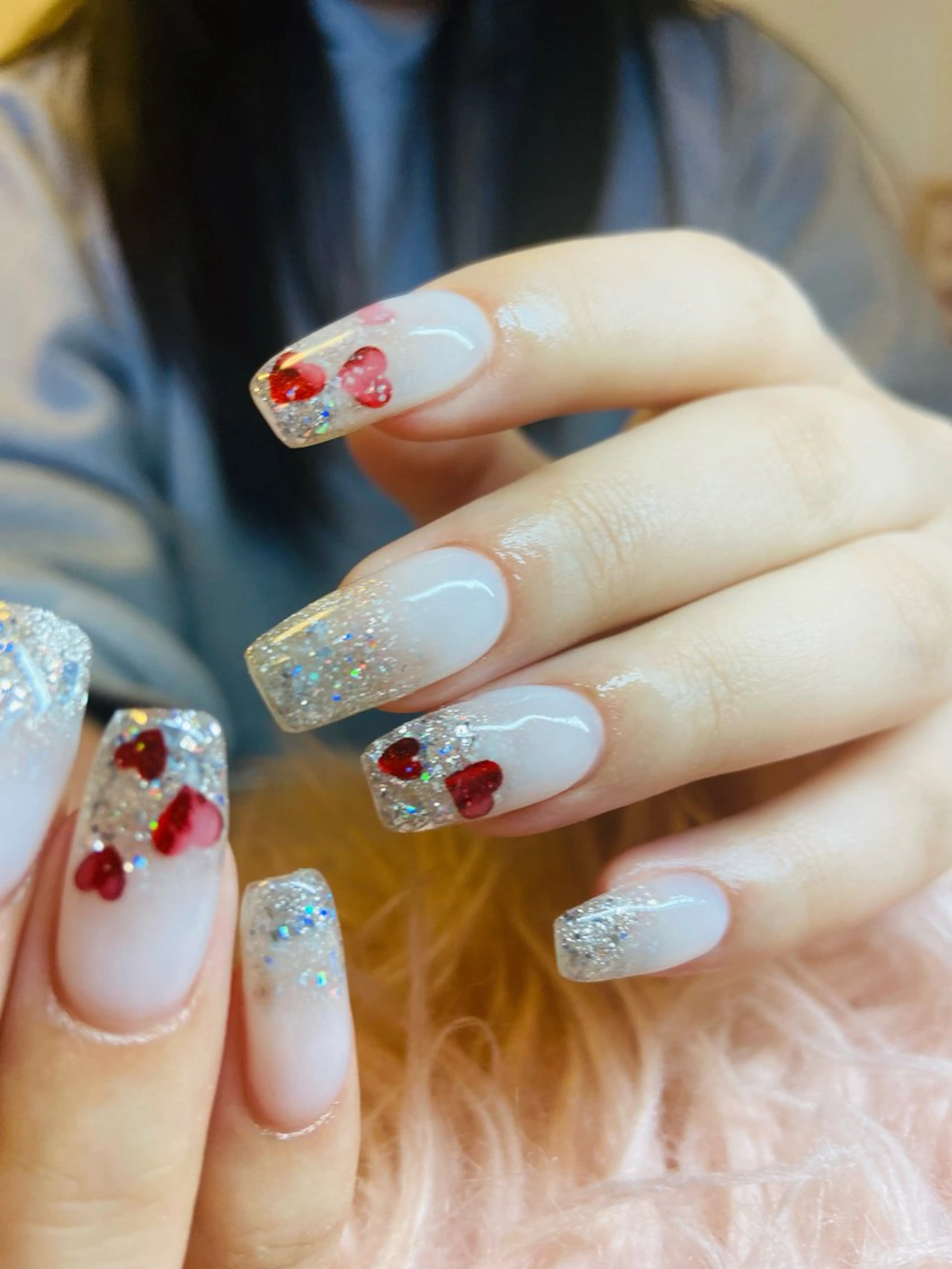 ネイル グラデーション ハンドネイル HandSnail 座間自宅ネイルサロンのネイルデザイン