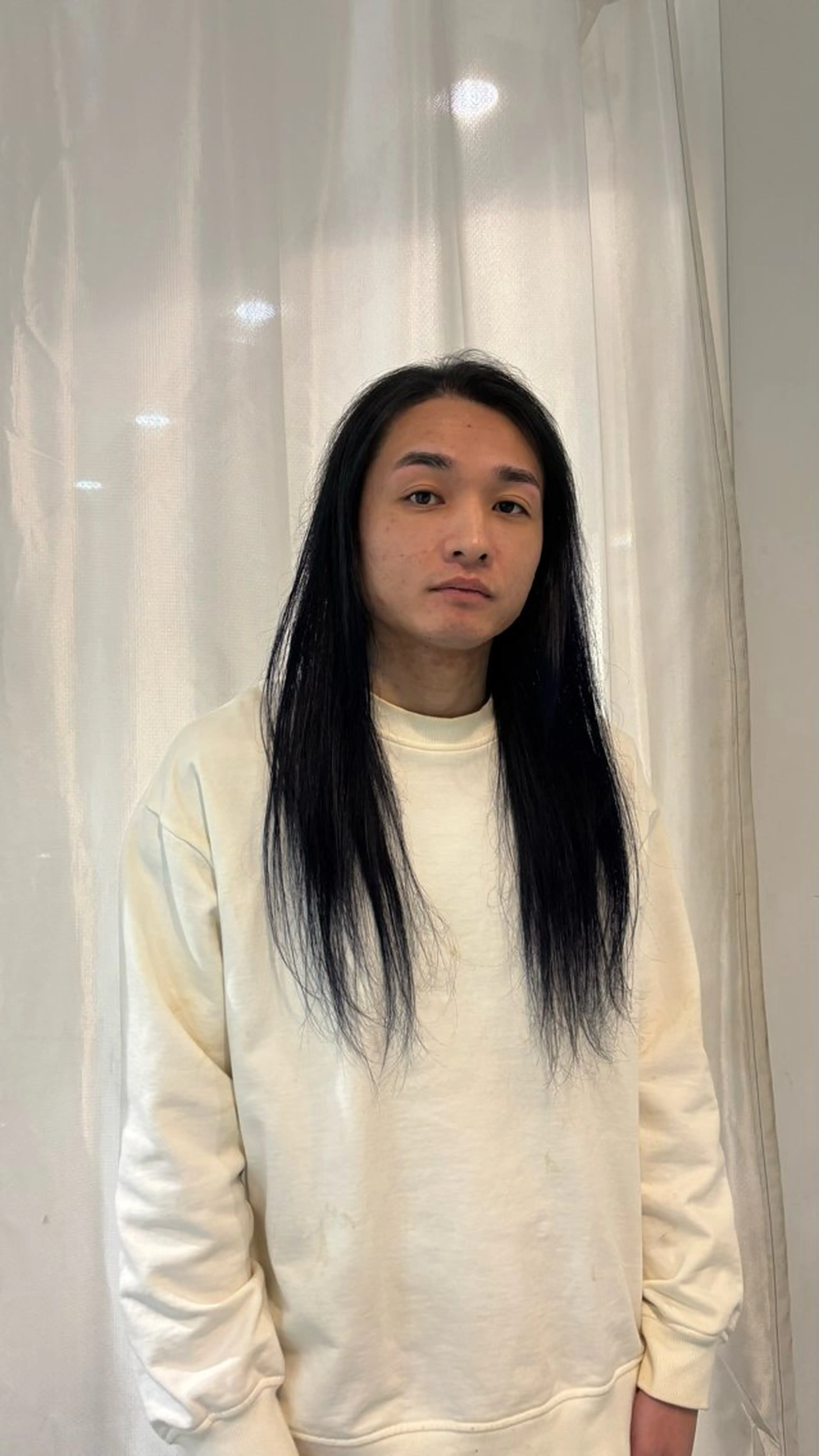 カラー ひいろ パーマ/カットモデルのヘアスタイル