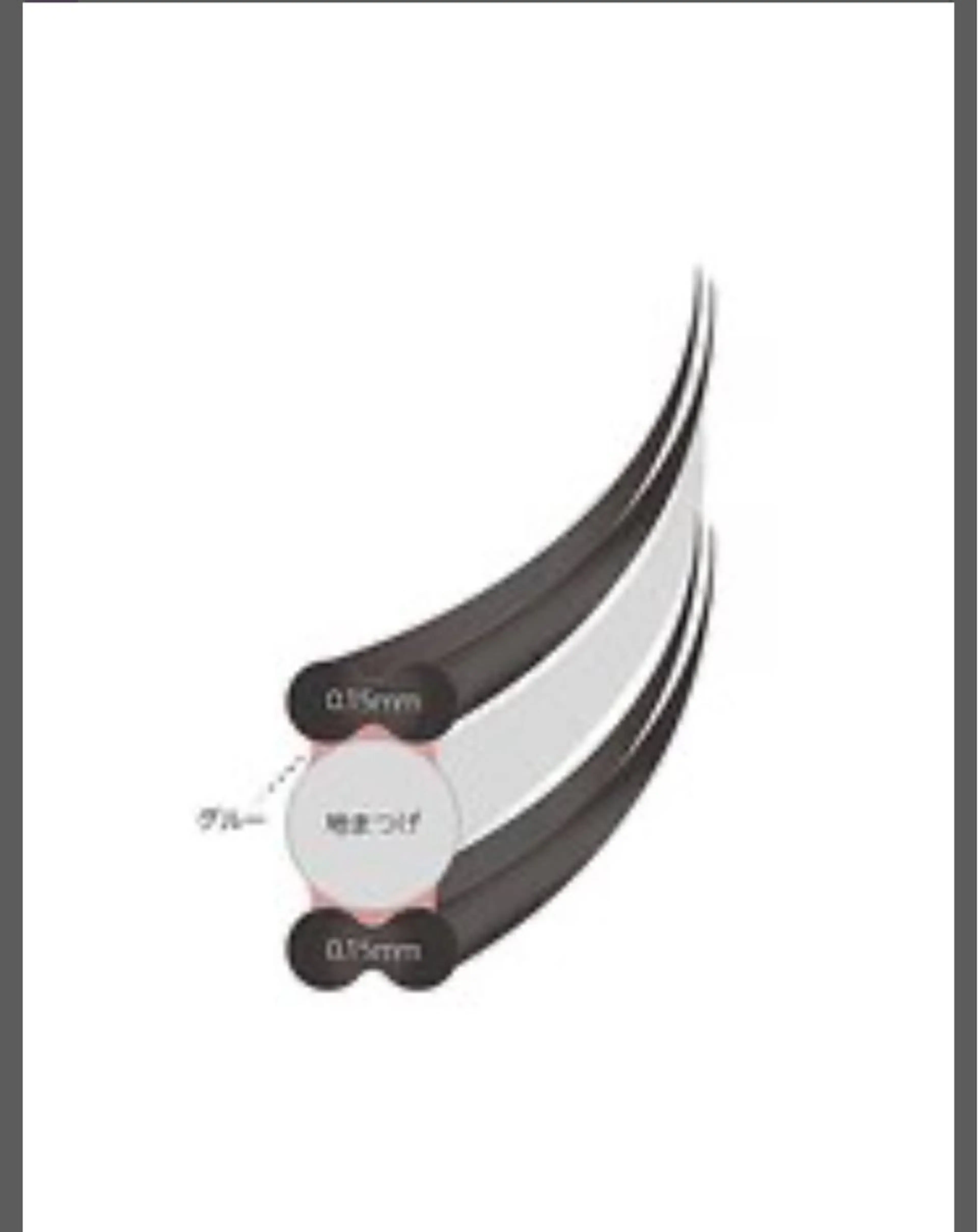 【Wフラットラッシュ】高持続フラットバインドロック100束（200本)アイパックサービス🈂️コーティング仕上がり付きの写真