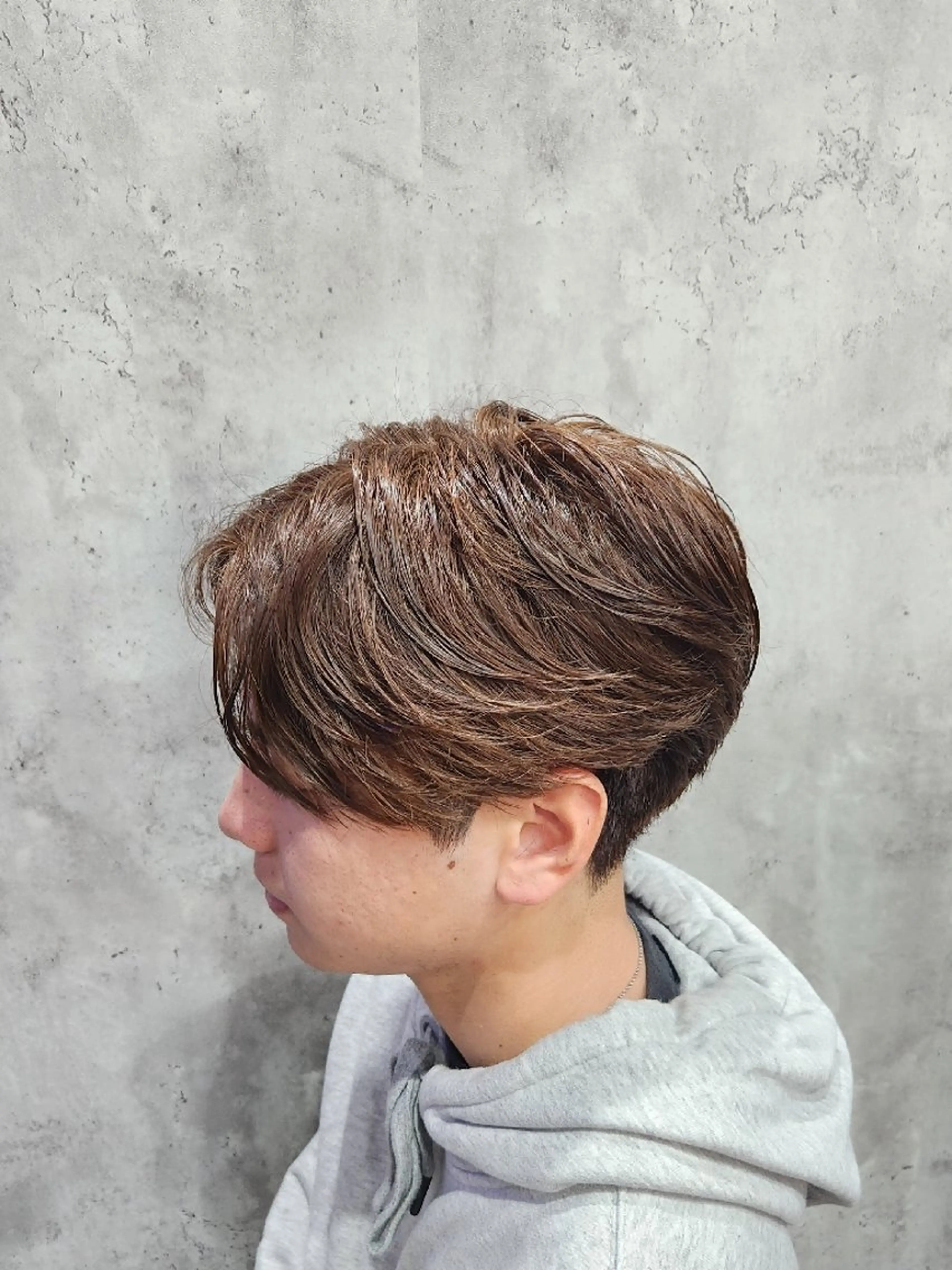 パーマ 🇰🇷ダウンパーマ 毛流れヘア🪽藤原のヘアスタイル
