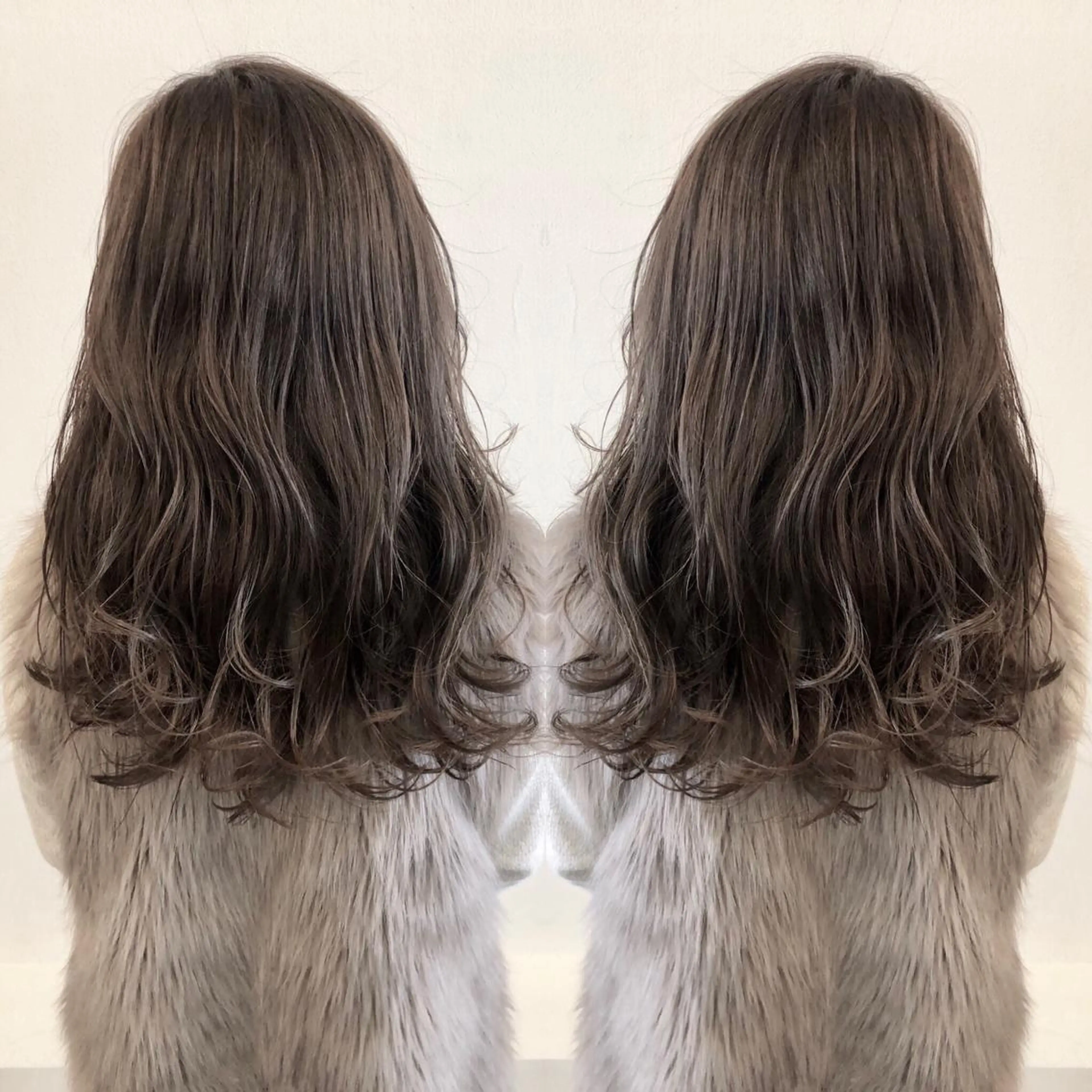 セミロング カラー カット ヘアカラー トリートメント Hair make VERDA所属・宮下 耕平のヘアスタイル