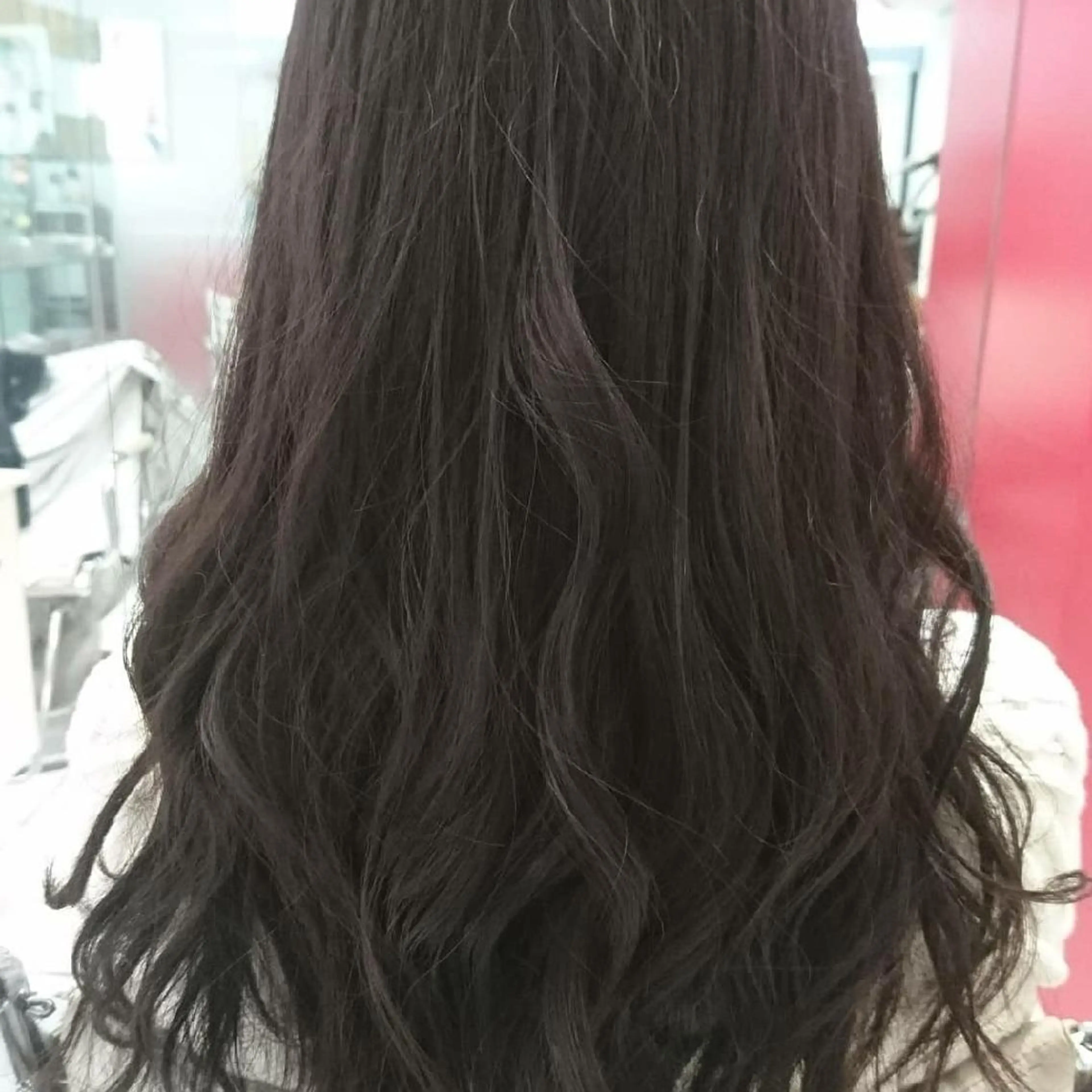 ロング カラー ベージュカラー ピンクカラー ピンクベージュ 仲村 友孝のヘアスタイル