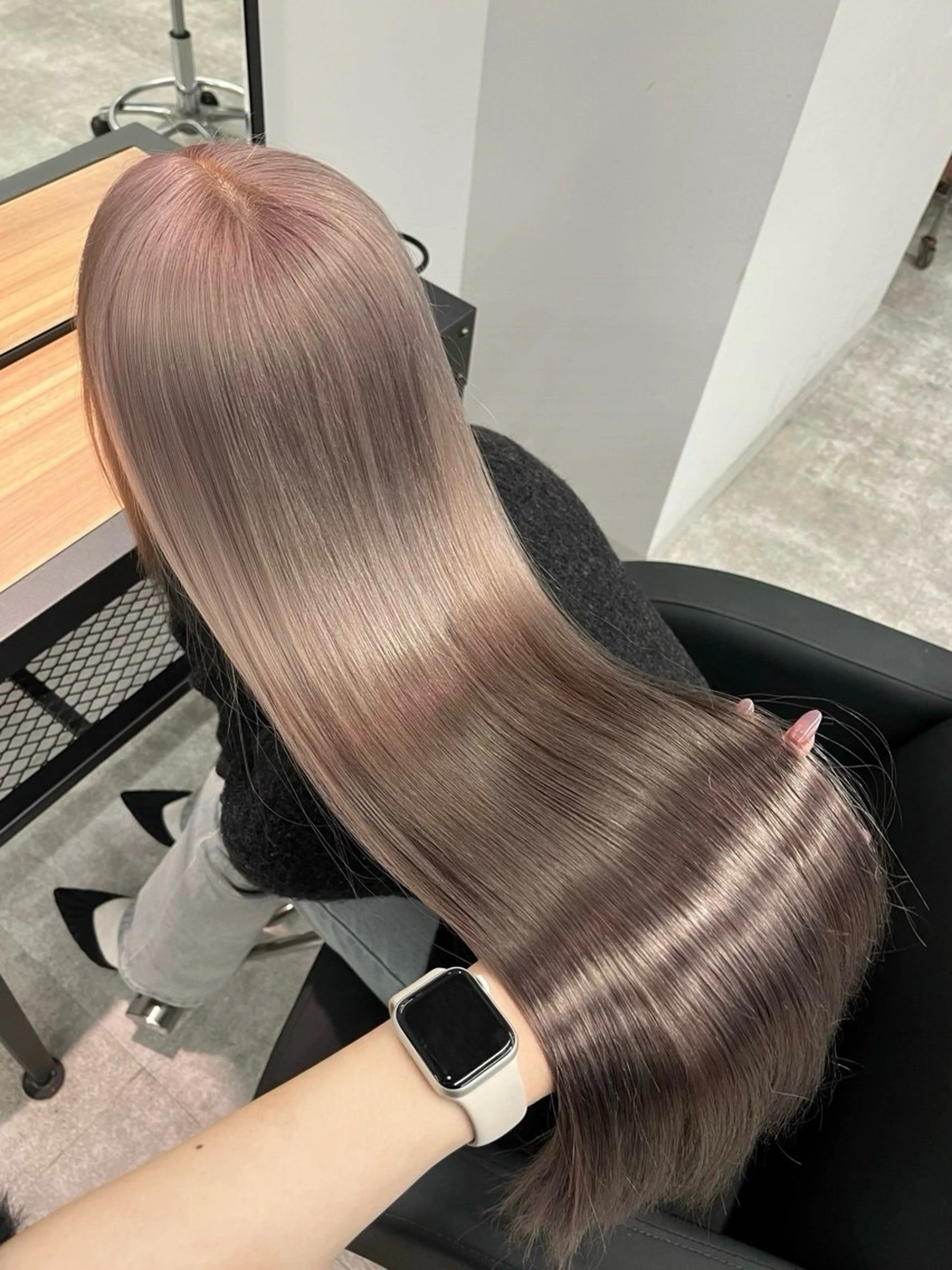 ロング カラー ヘアカラー ミルクティー /asumi♡のヘアスタイル