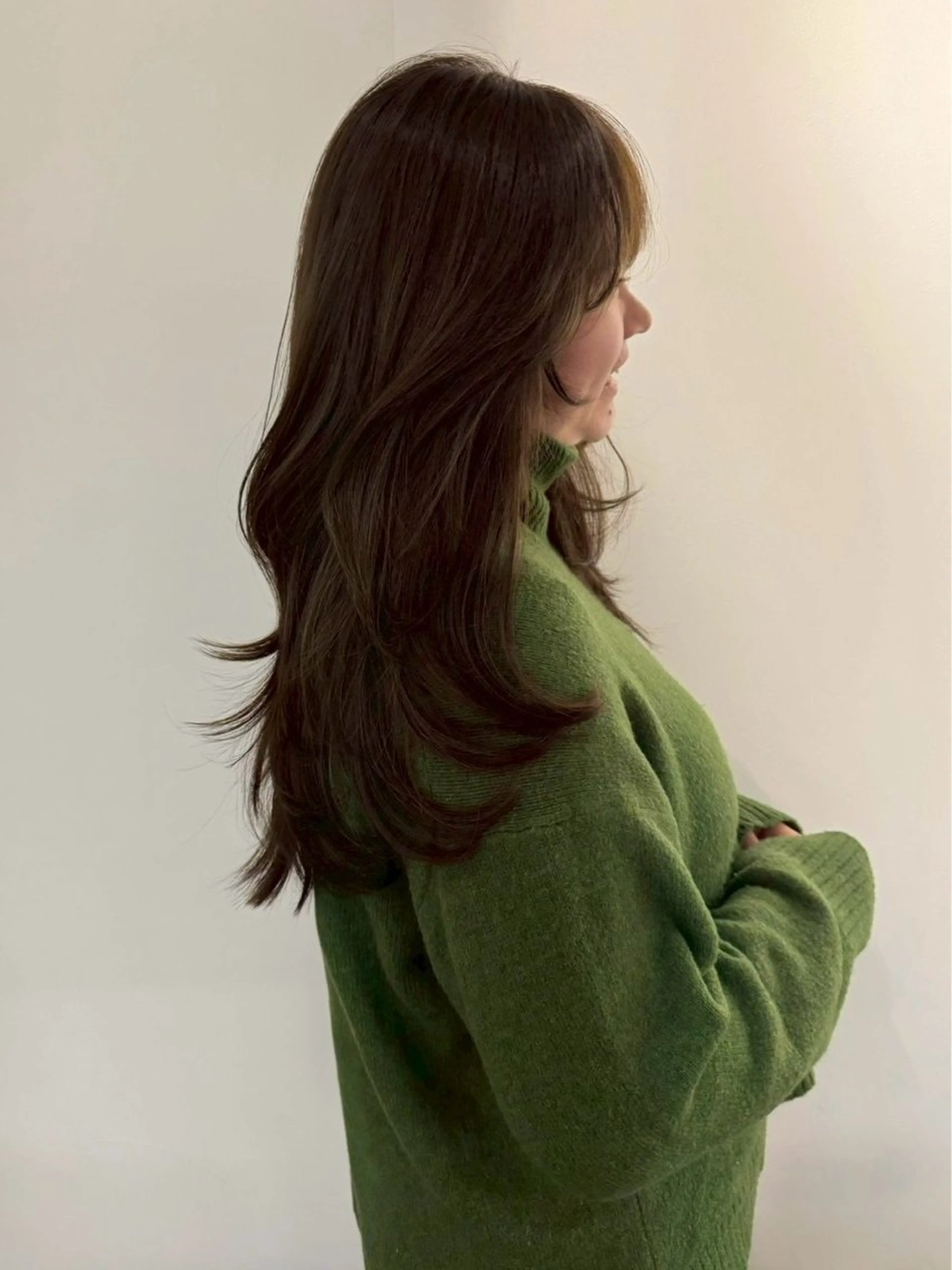 ロング カラー ヘアアレンジ カット ヘアカラー トリートメント mina 🌷のヘアスタイル