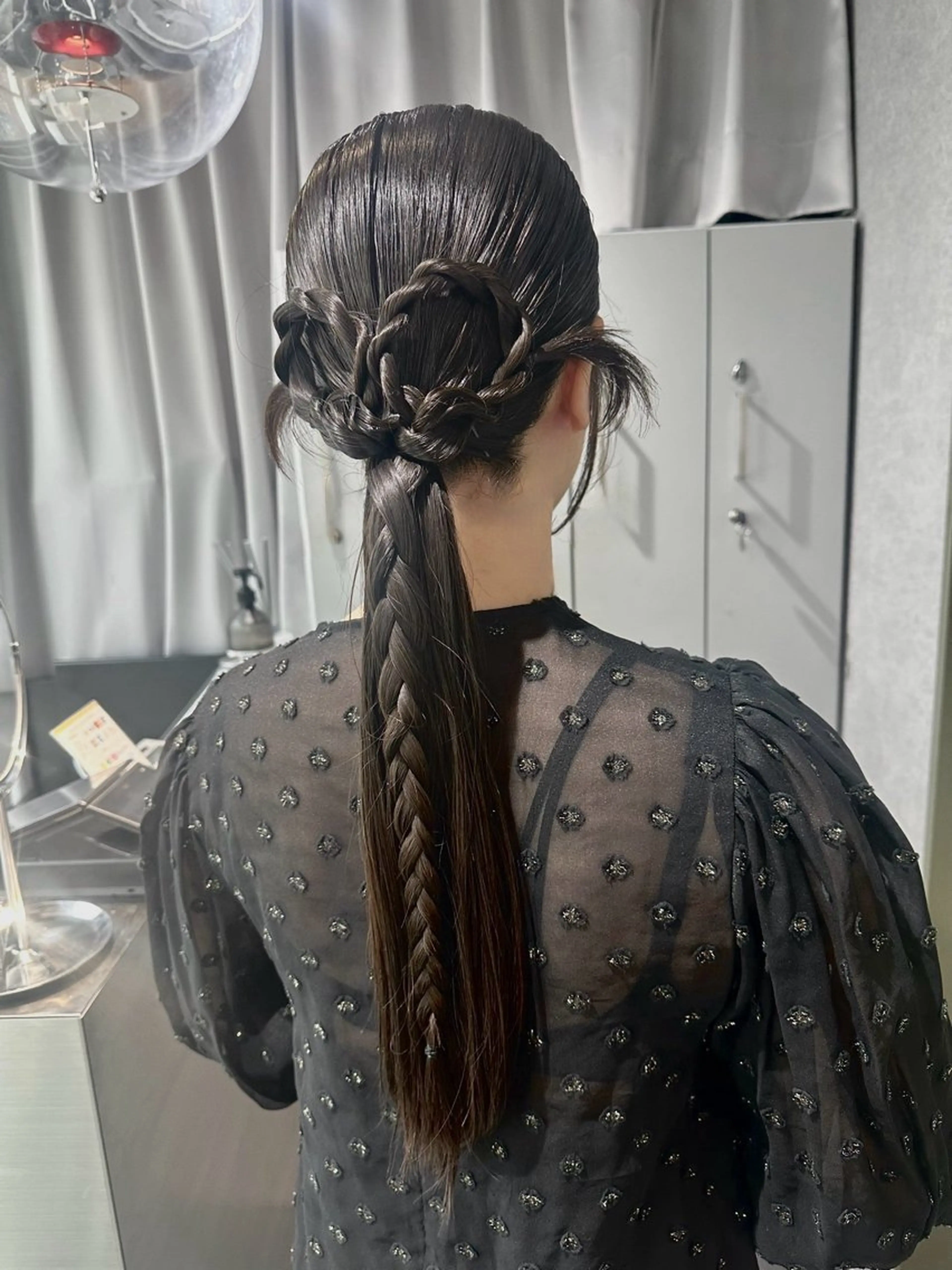 ヘアアレンジ ケアブリーチ特化✨/ 艶カラー/エクステのヘアスタイル