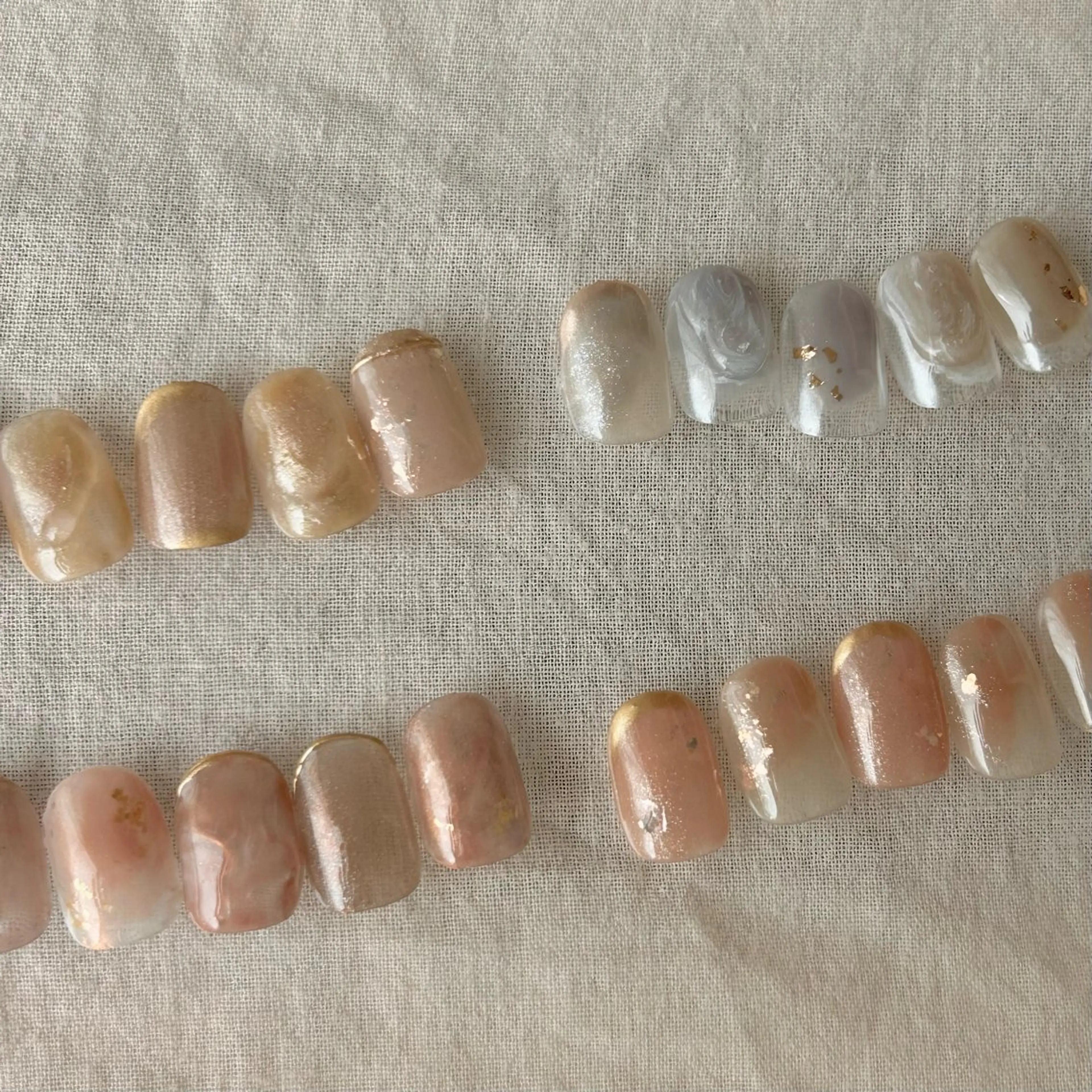 【オープンセール価格】【オフあり・オフなし両方可】淡く儚い ニュアンスデザインの写真