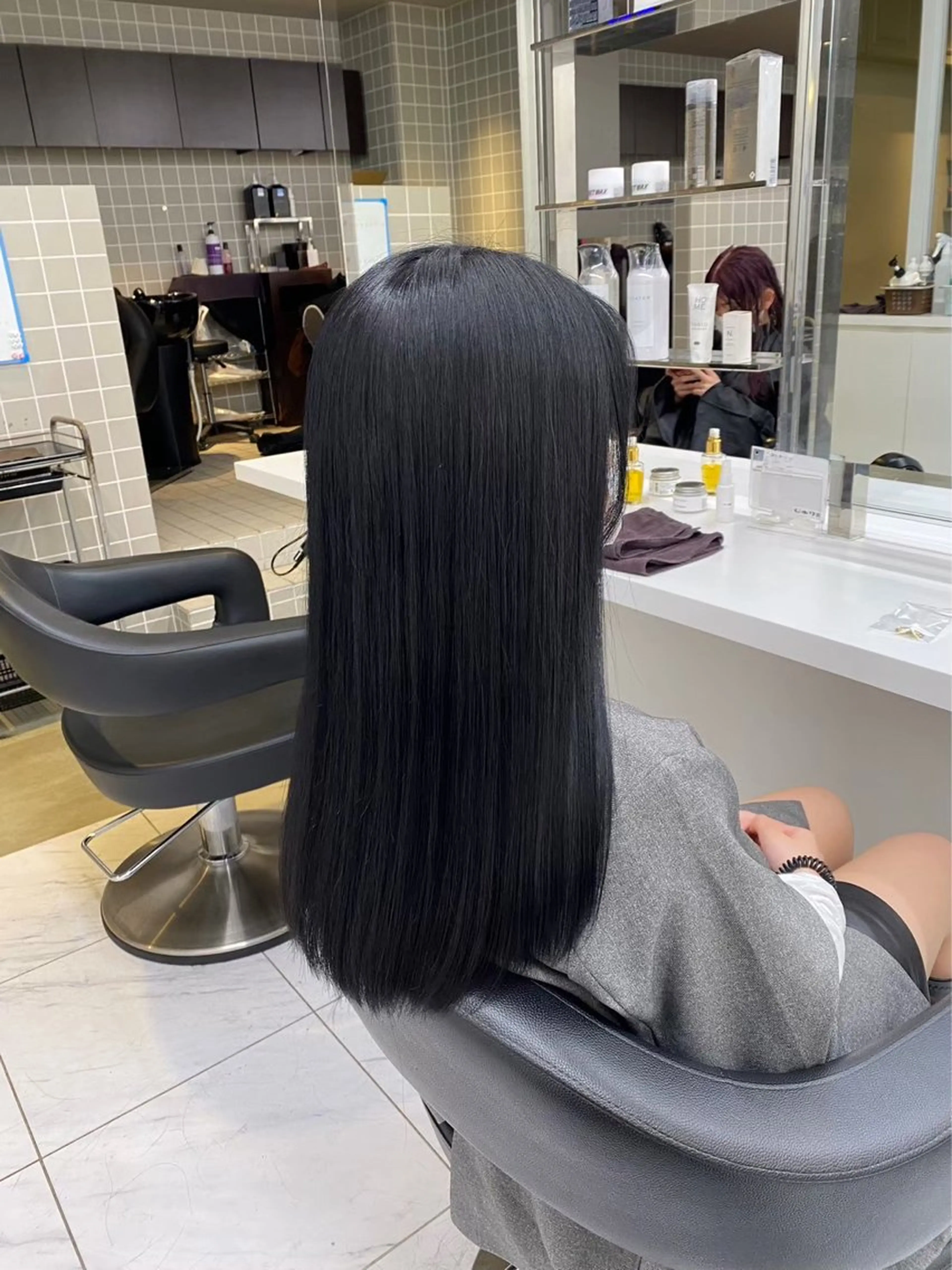 ミディアム カラー ヘアアレンジ Over hair_ misakiのヘアスタイル