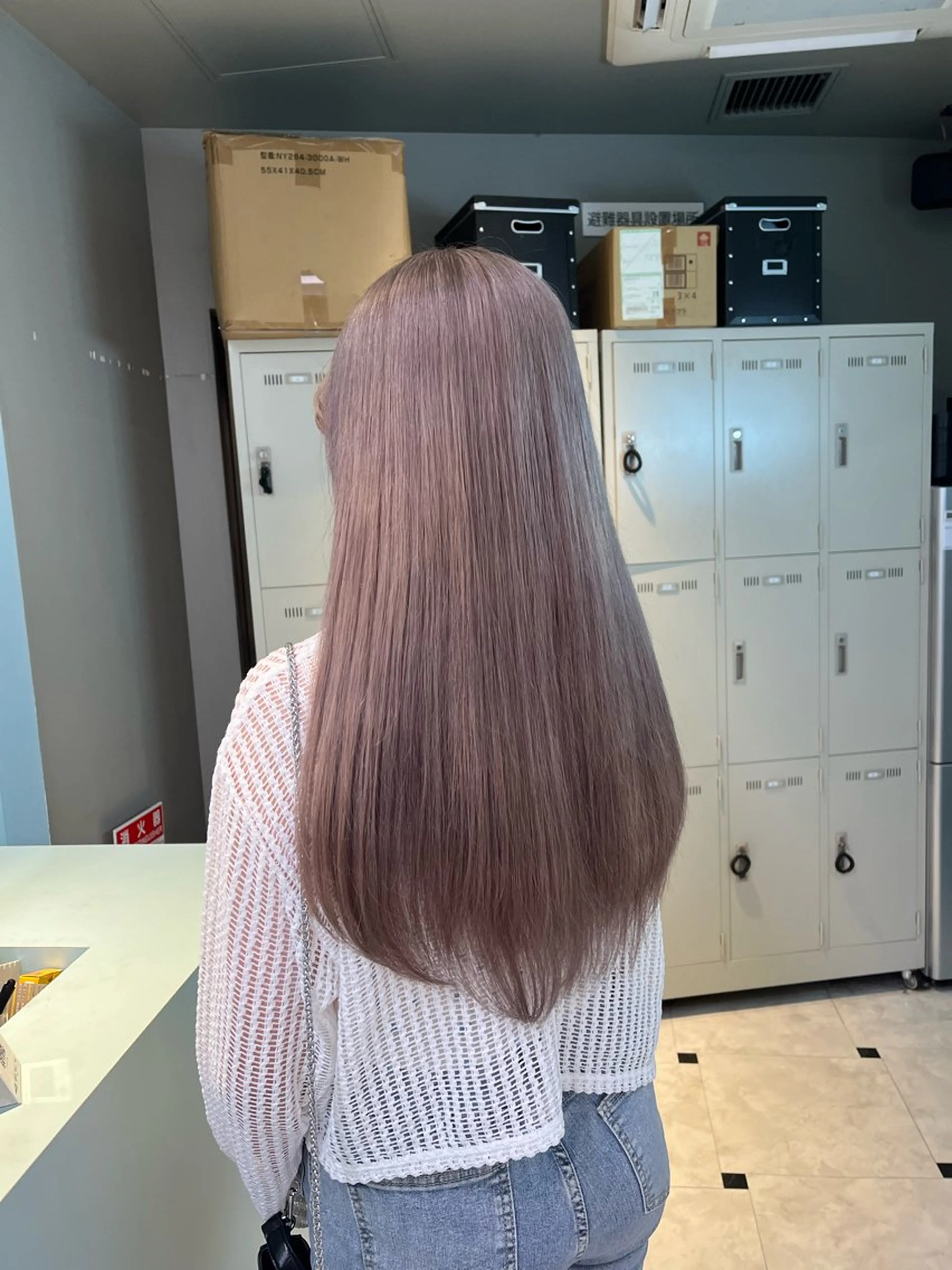 ロング カラー ヘアカラー トリートメント ブリーチカラー 🩵MIZUKIのヘアスタイル