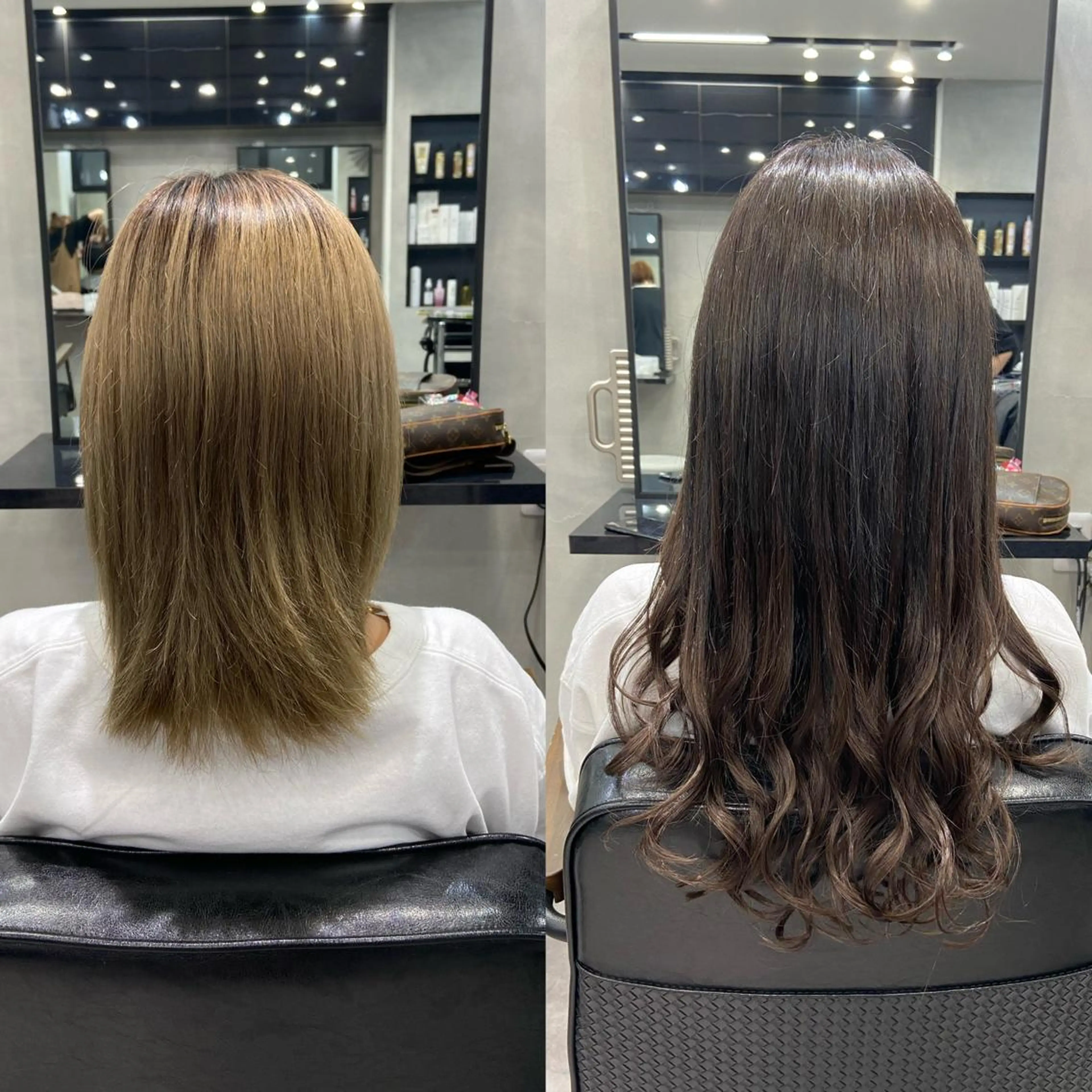 セミロング カラー ヘアアレンジ ar+ ❤︎ maiのヘアスタイル