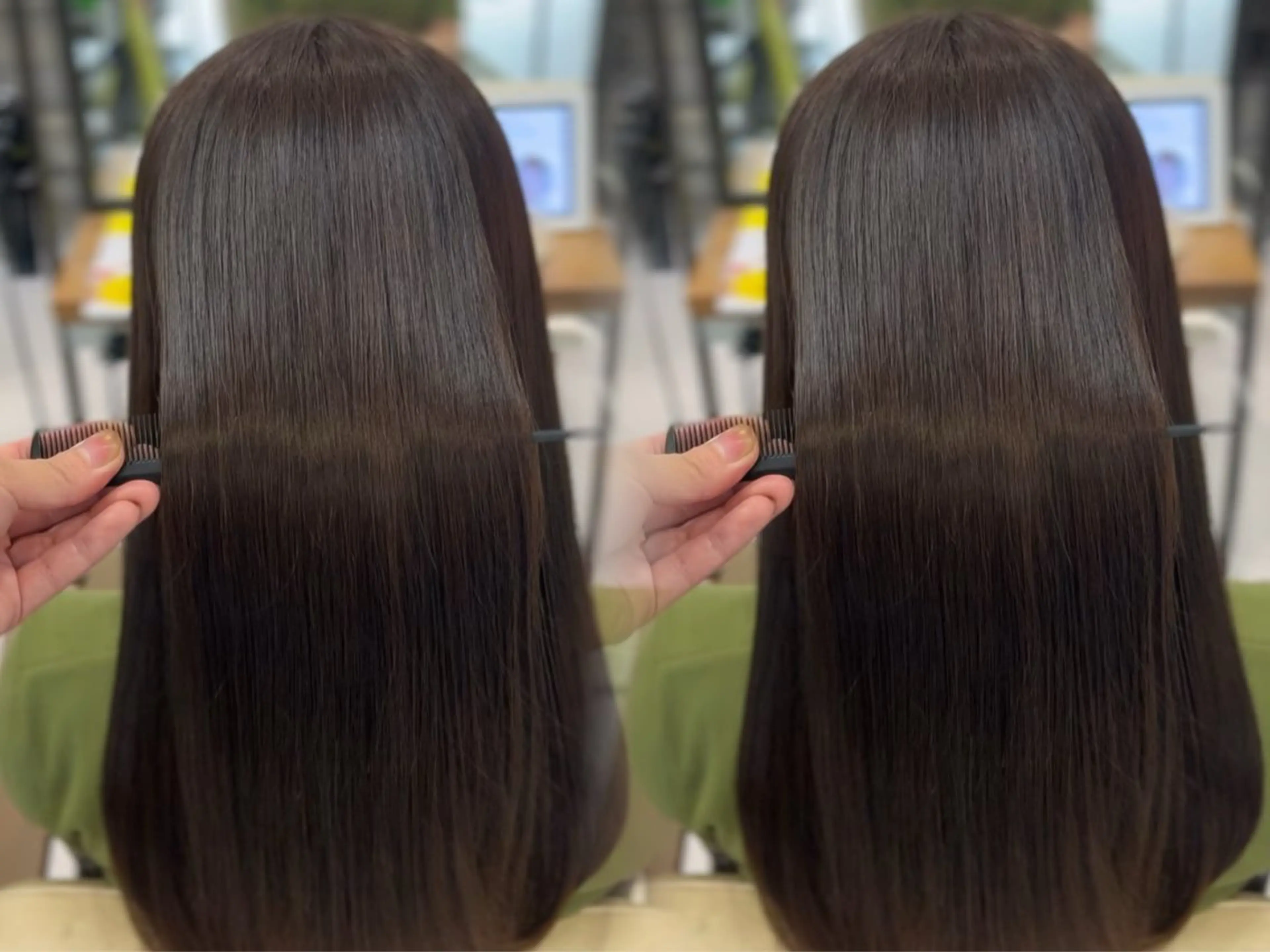 ロング カット 縮毛矯正 トリートメント 縮毛矯正/髪質改善/ HARUのヘアスタイル