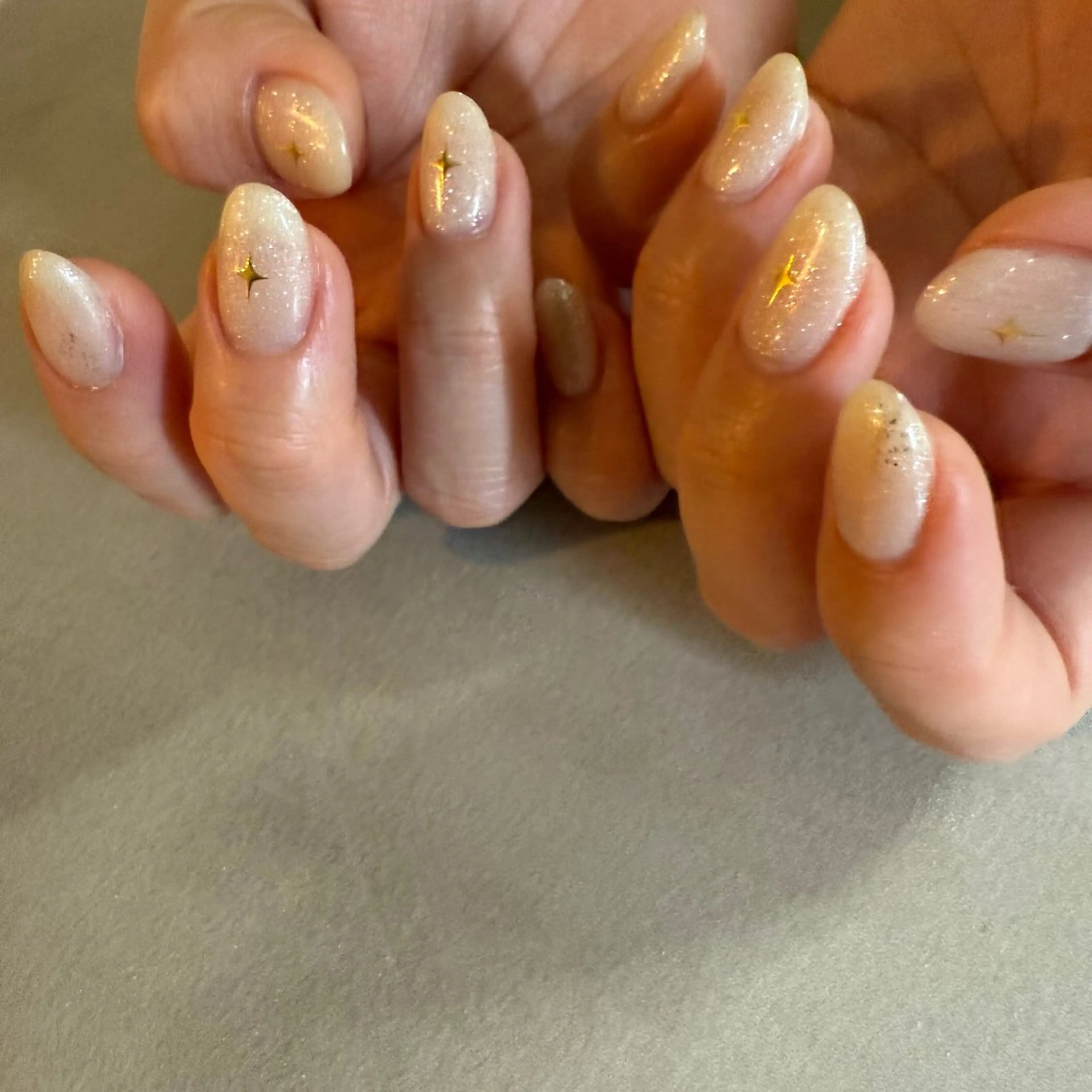 ネイル キラキラネイル ハンドネイル Fujimori .のネイルデザイン