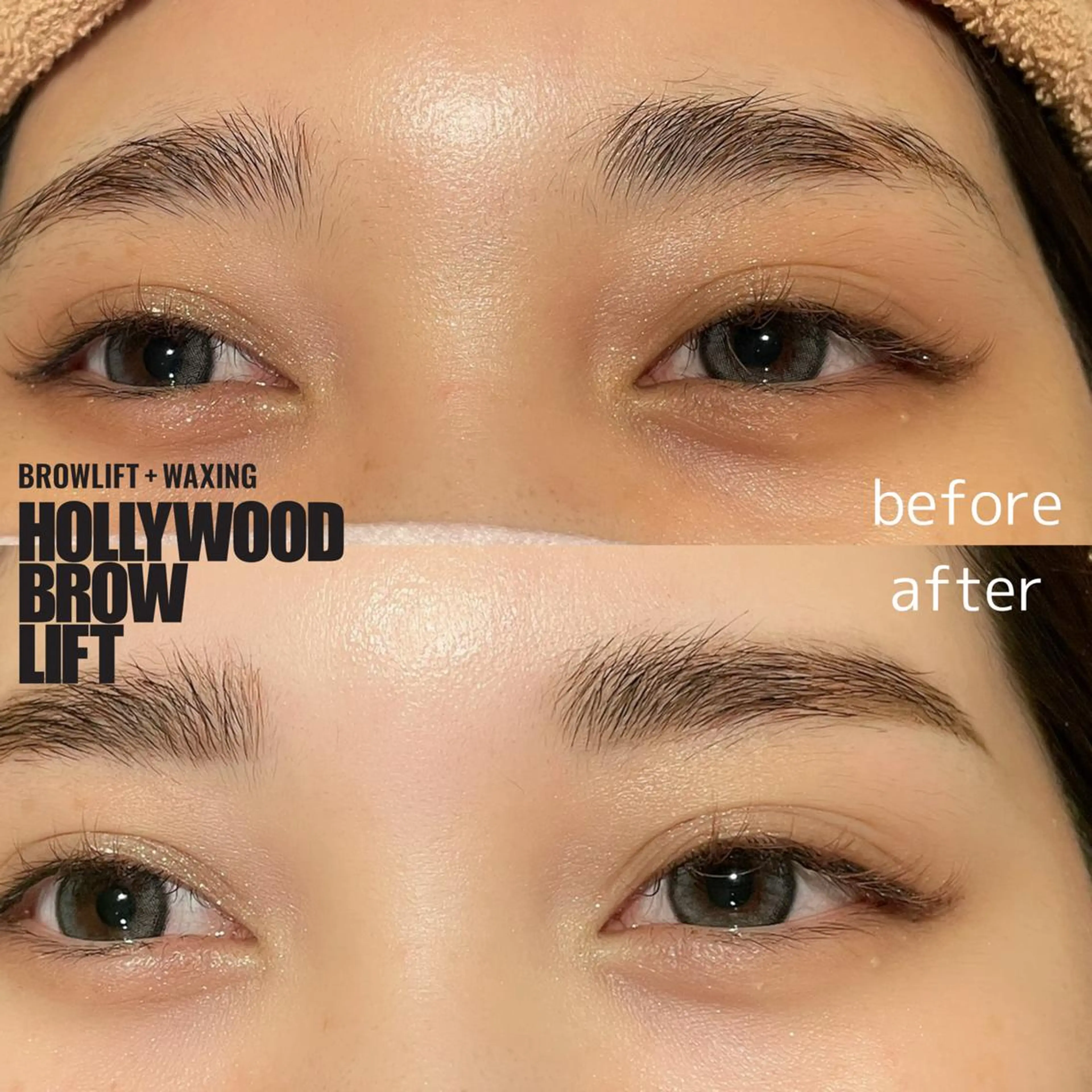 アイブロウ ハリウッドブロウリフト フラットラッシュ/ LEDマツエク/石原のマツエク・マツパデザイン