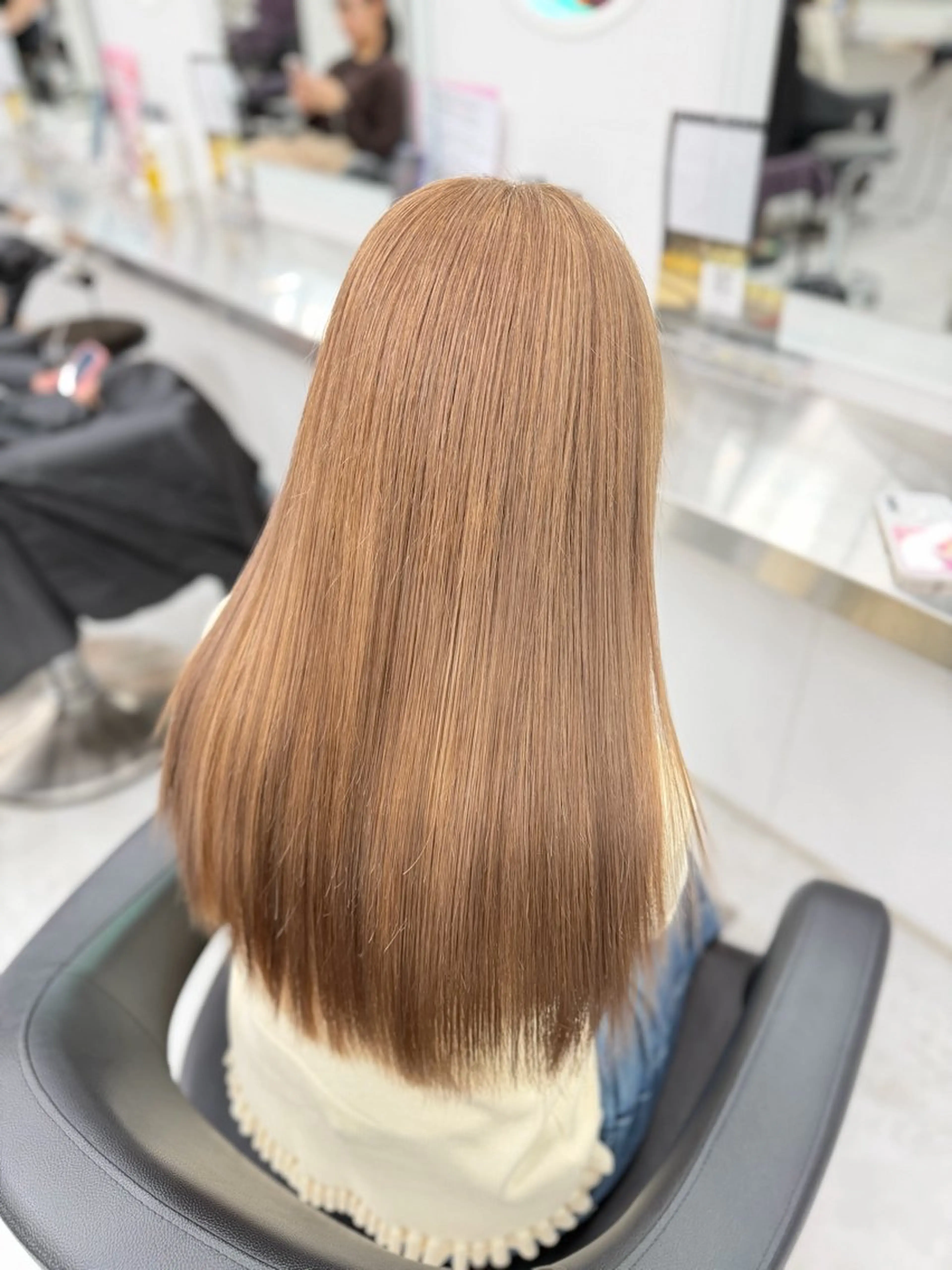 カラー ヘアカラー トリートメント 透明感ベージュ 🎀Anju/渋谷のヘアスタイル