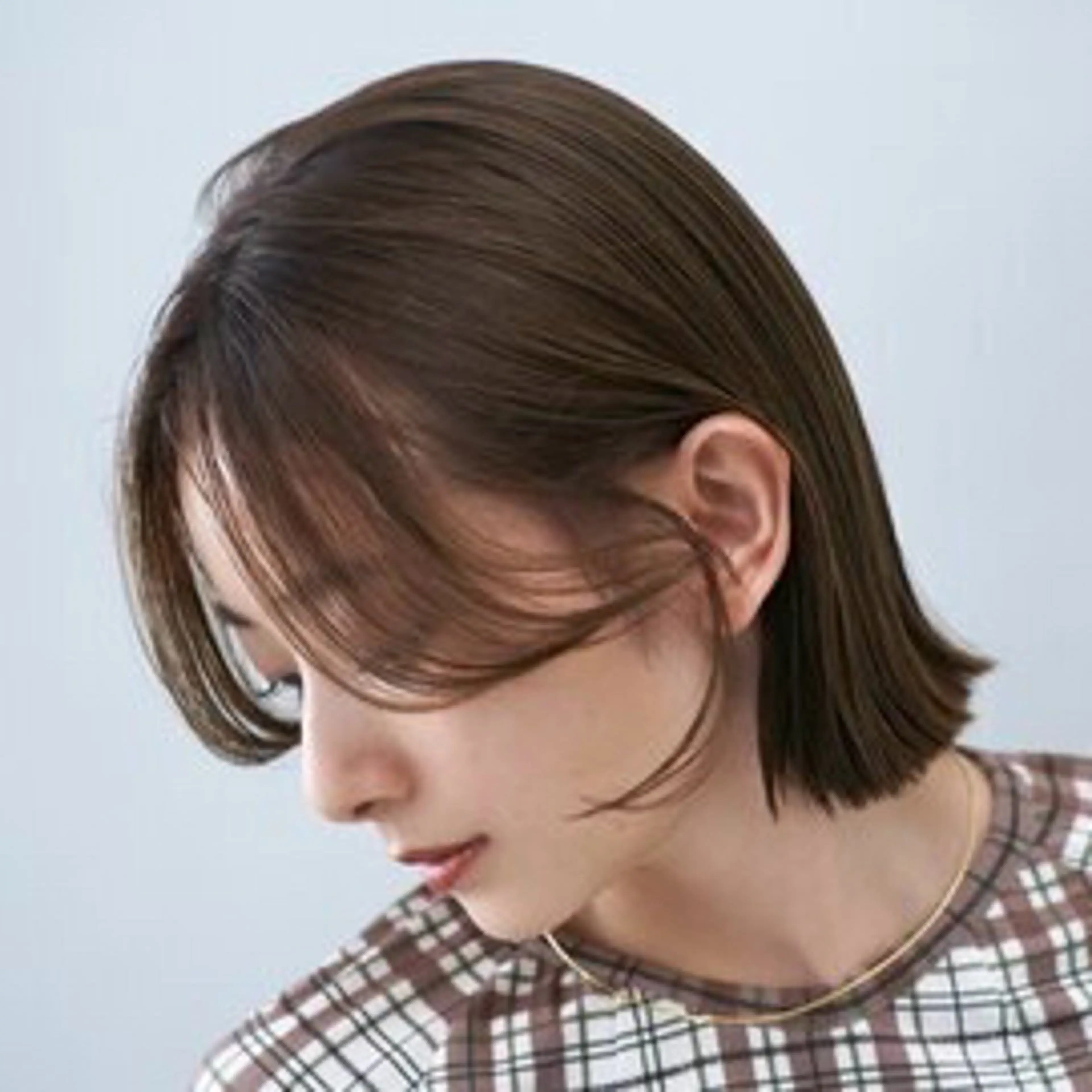 ショート カット ヘアカラー トリートメント ヘッドスパ ヘアセット 短めショートカット カットモデルのヘアスタイル