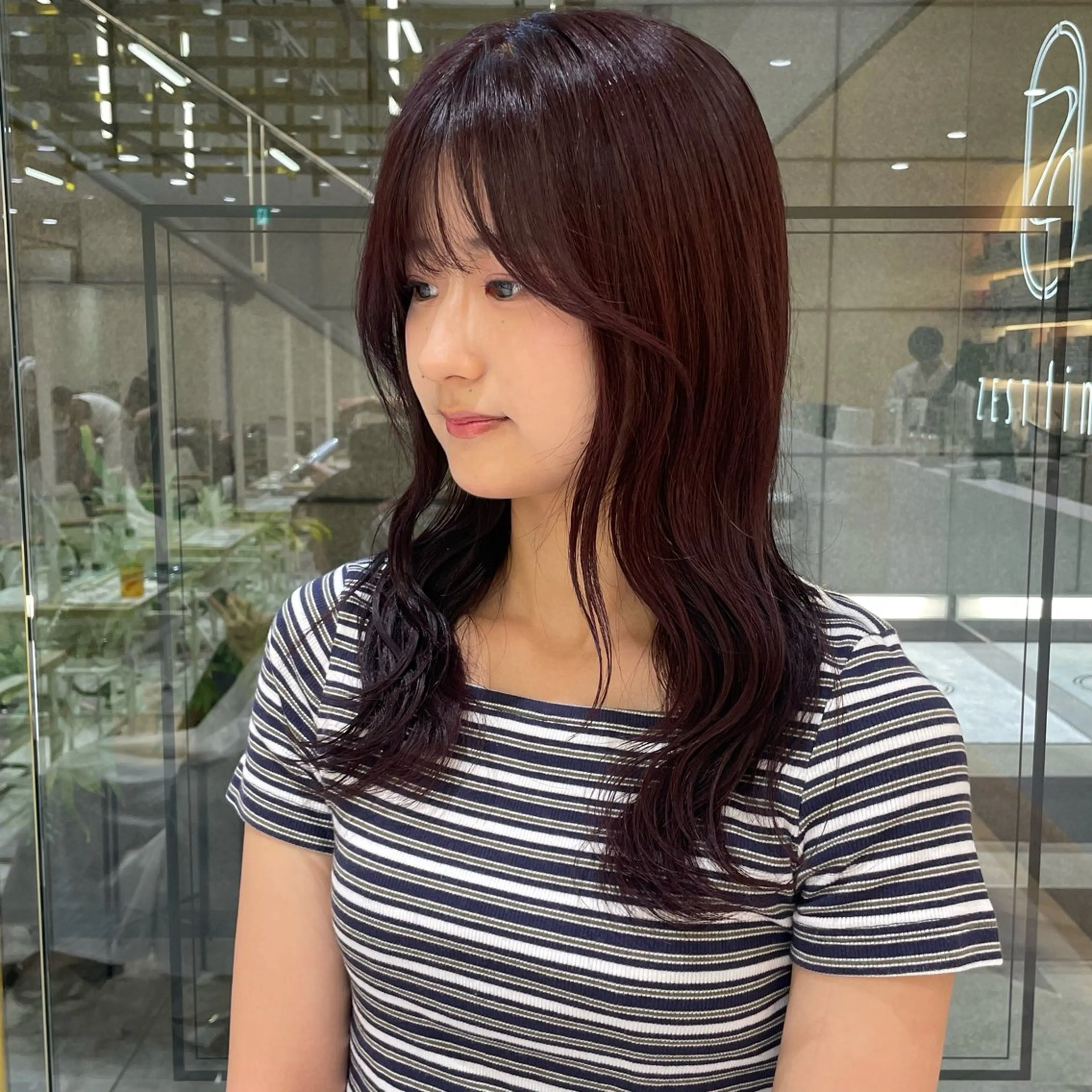 カラー 透明感カラー/ 縮毛矯正/ユイ☆彡のヘアスタイル