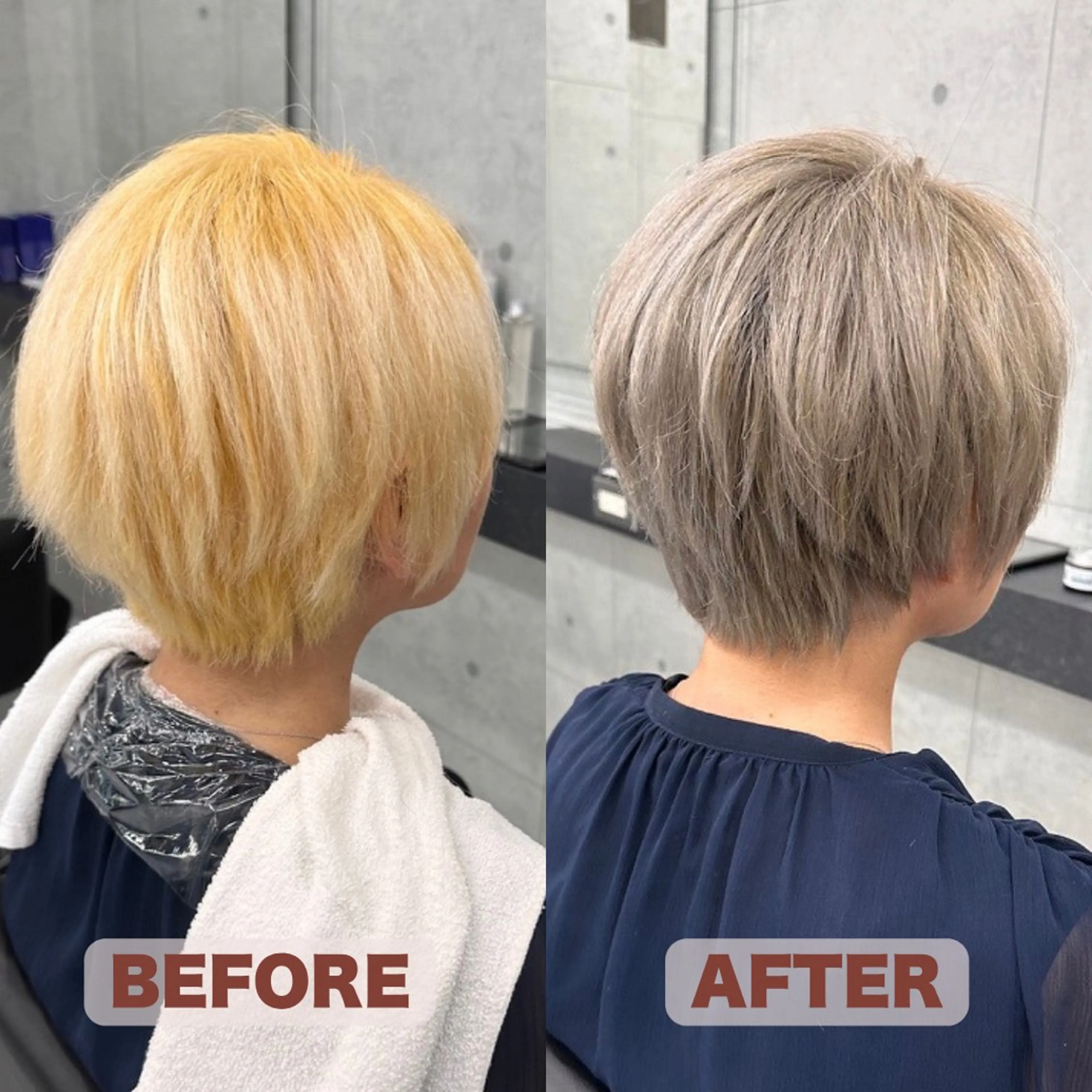 カラー ブリーチ 透明感カラー グレージュ 髪質改善 カット ヘアカラー Endearing 銀座/レイヤーカットのヘアスタイル