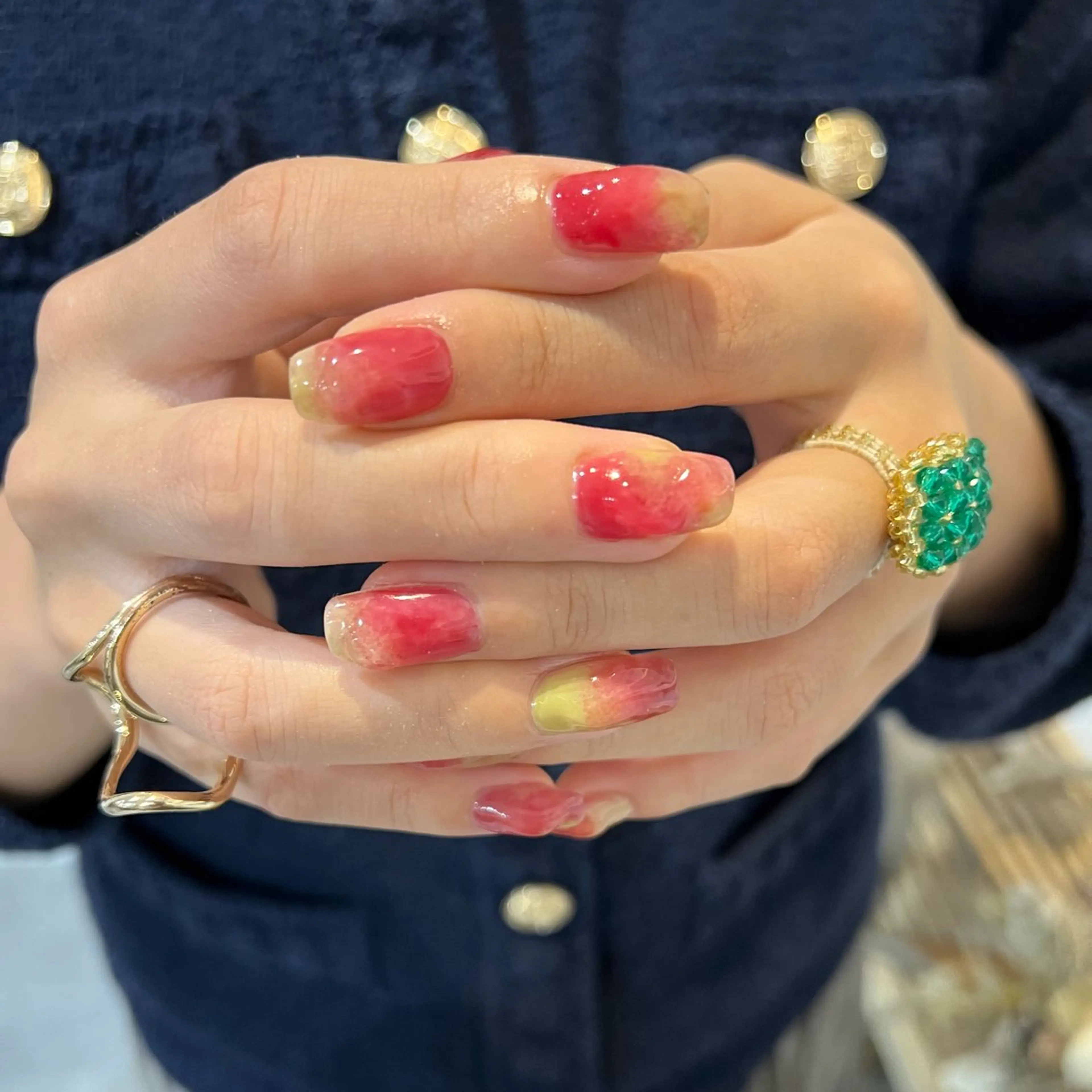 ネイル 持ち込み ハンドネイル miyuu 𓂃🫧‪のネイルデザイン