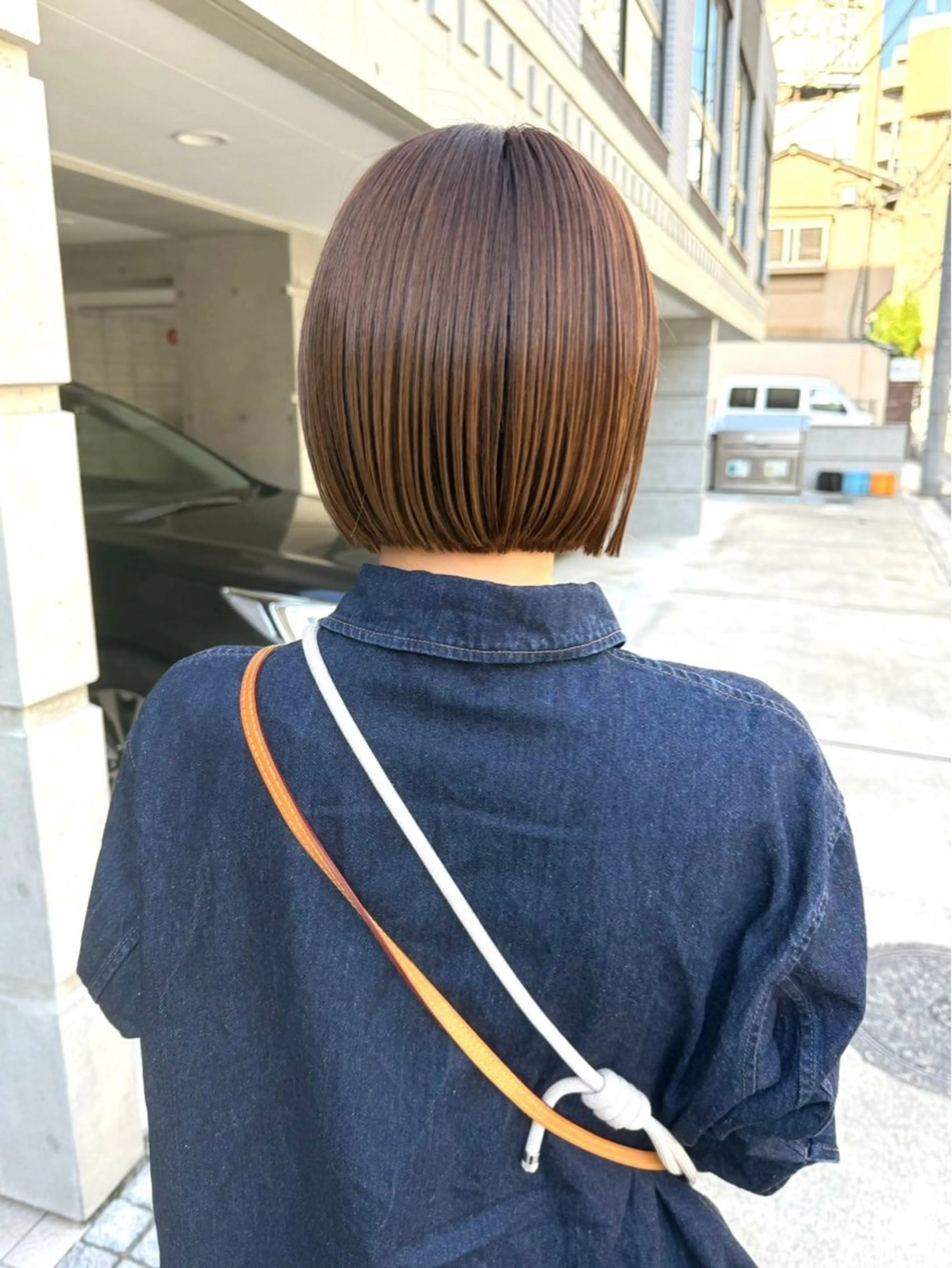 ミディアム カラー kei/透明感カラー /縮毛矯正/メンズのヘアスタイル