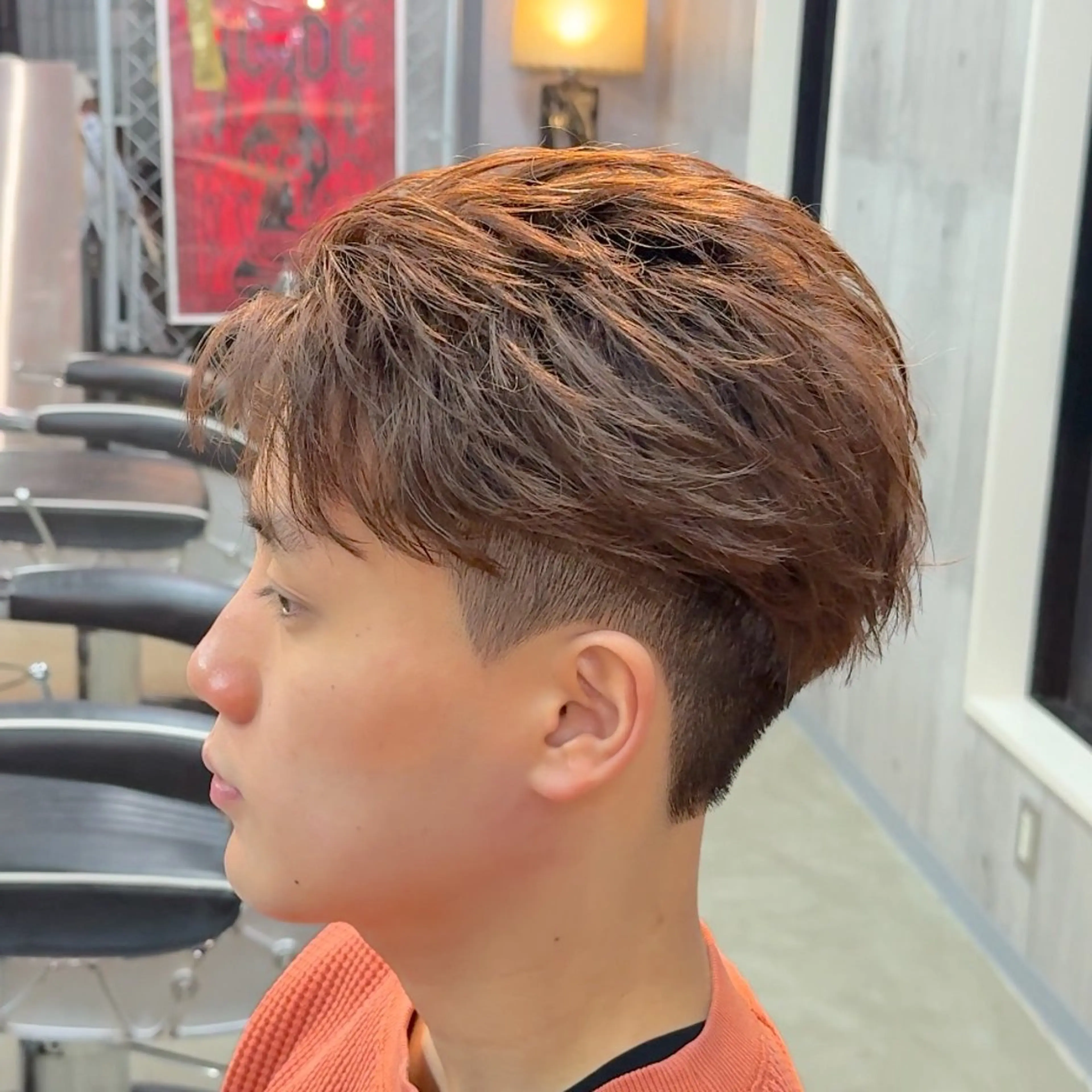 ショート パーマ ヘアアレンジ メンズ MENIN メンズ サロン　望月　涼太のヘアスタイル